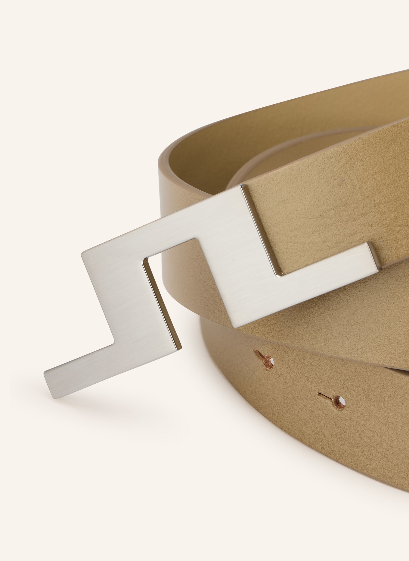J.LINDEBERG Ledergürtel: KHAKI