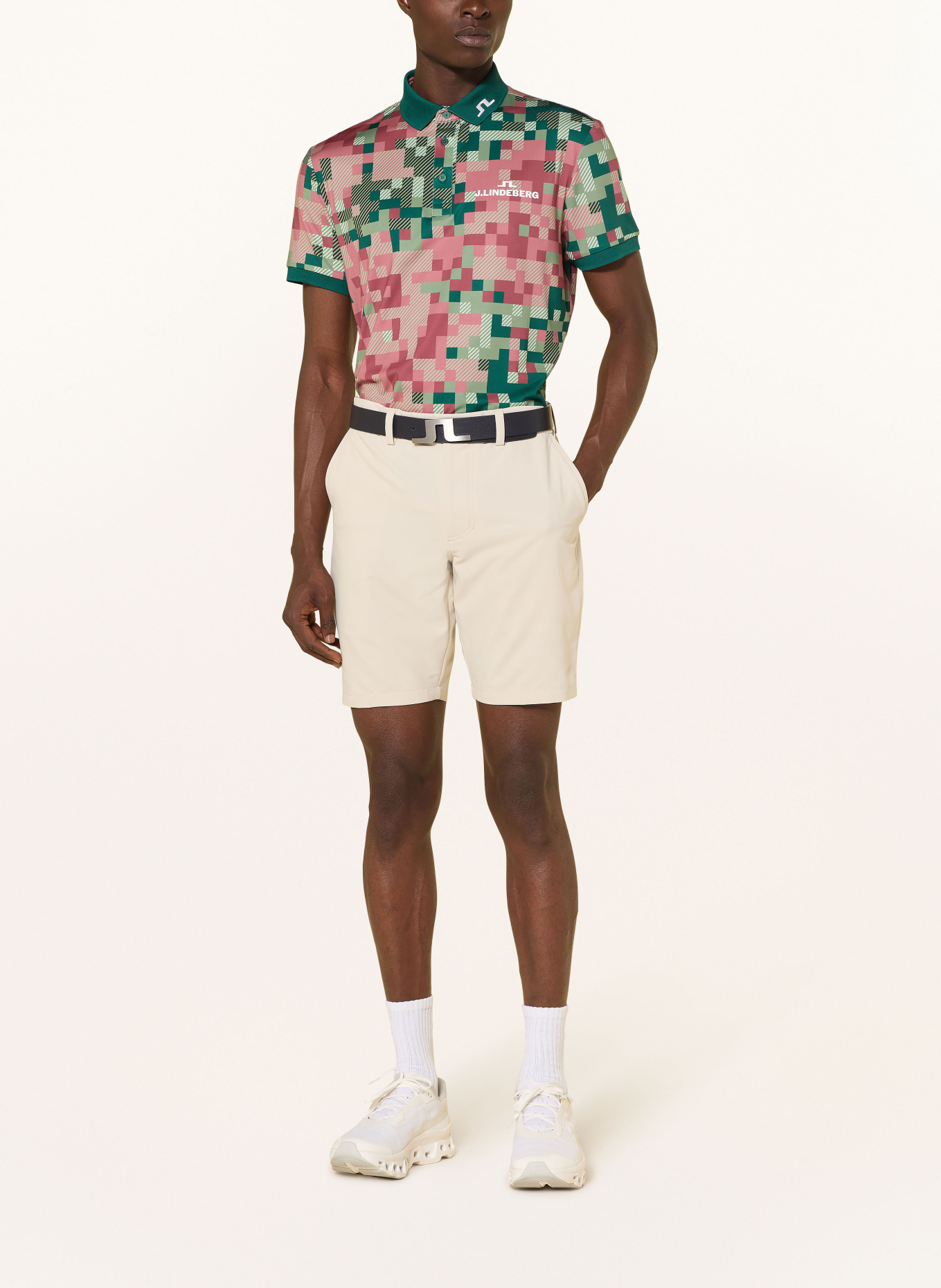 J.LINDEBERG Functionele polo: GROEN / DONKERROOD / ROOD