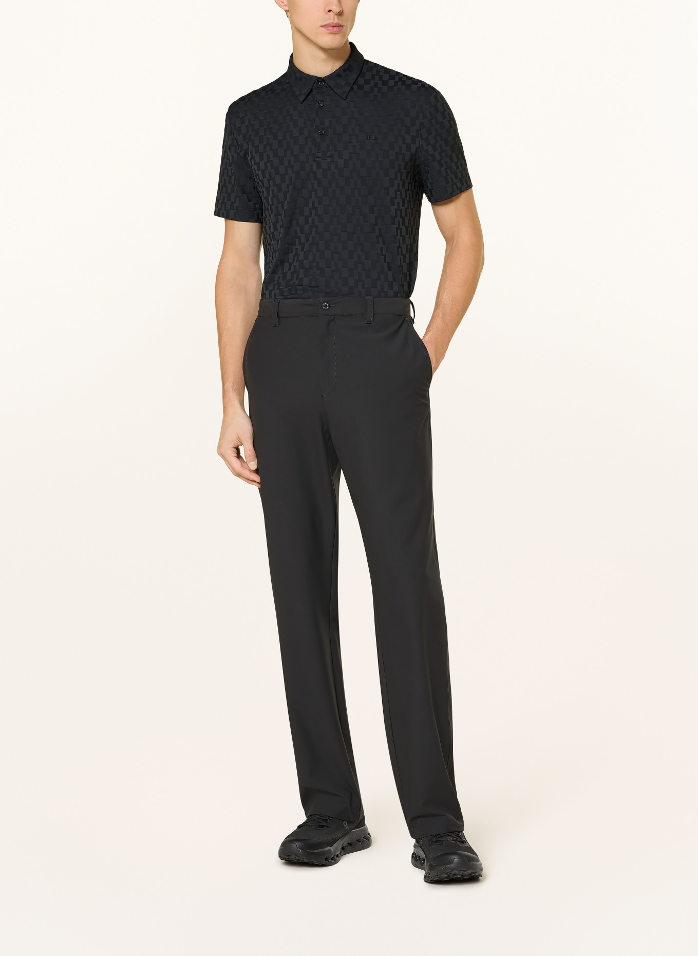 J.LINDEBERG Polo fonctionnel: NOIR