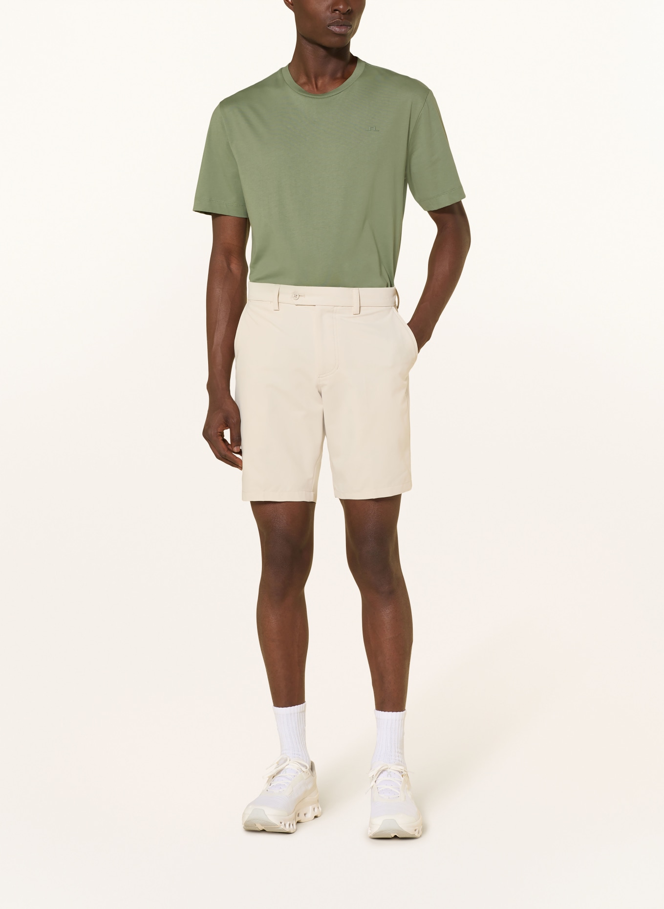 J.LINDEBERG T-Shirt: OLIV