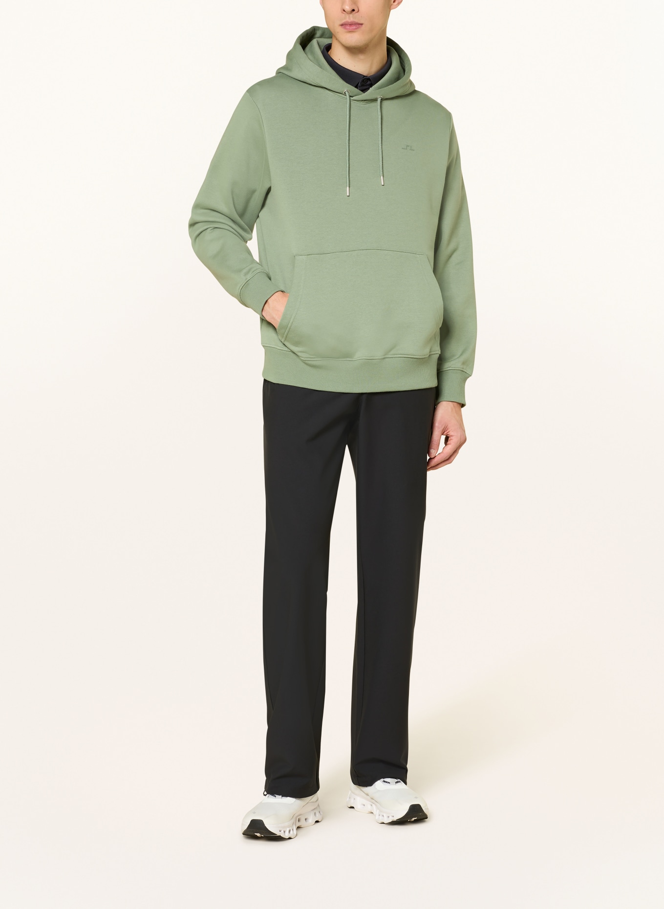 J.LINDEBERG Hoodie: HELLGRÜN