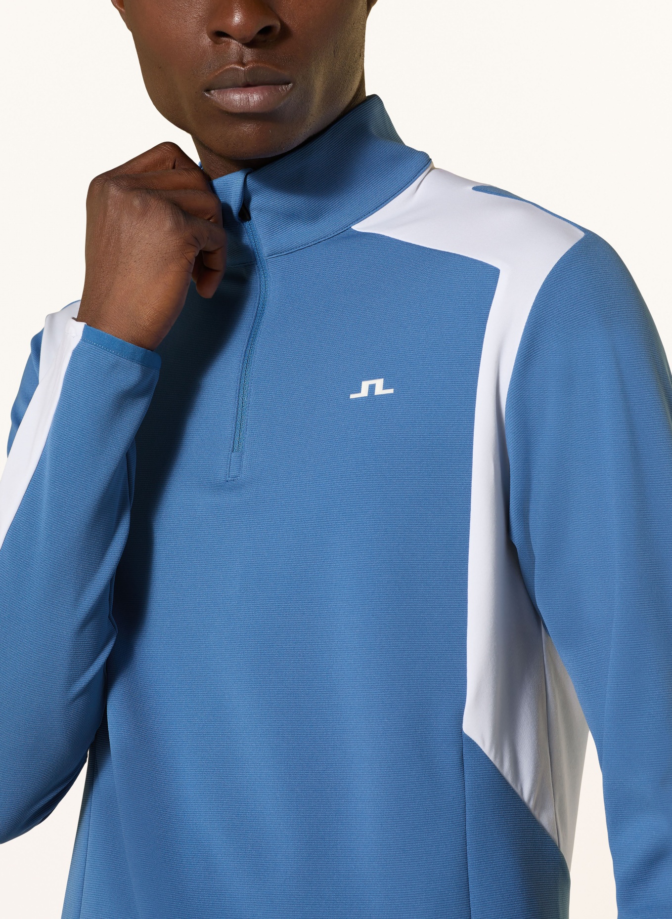 J.LINDEBERG Midlayer: BLAU / WEISS