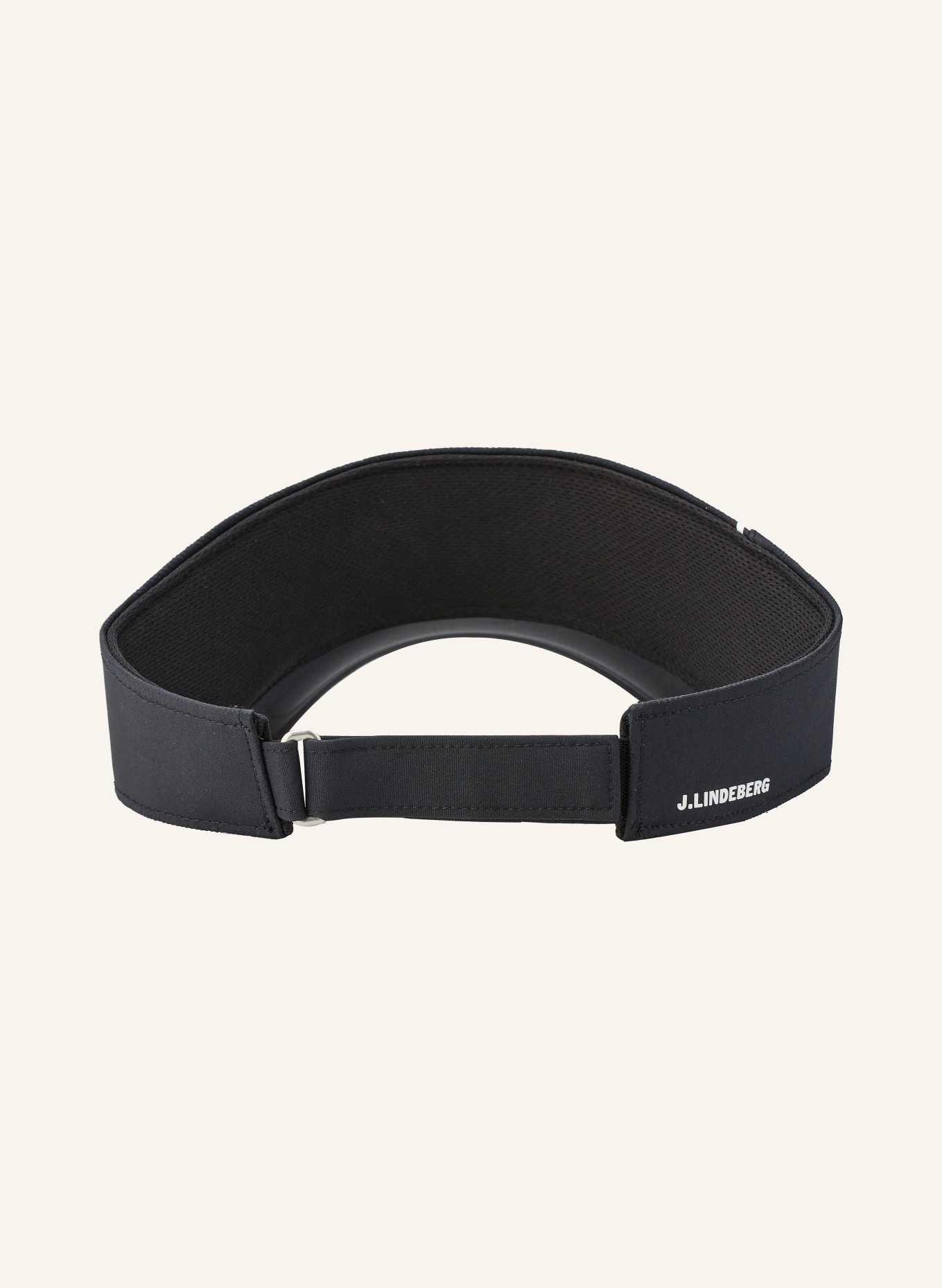J.LINDEBERG visor cap: BLACK / WHITE