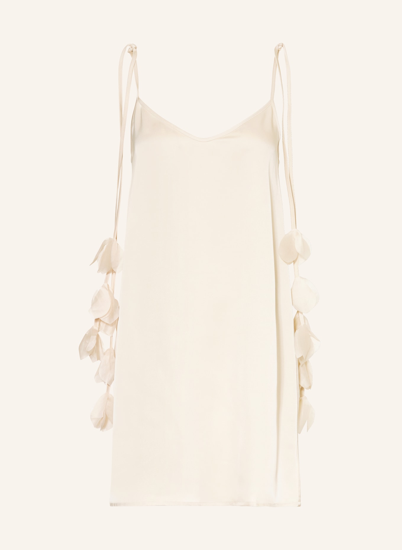 MRS & HUGS cocktail dress: ECRU