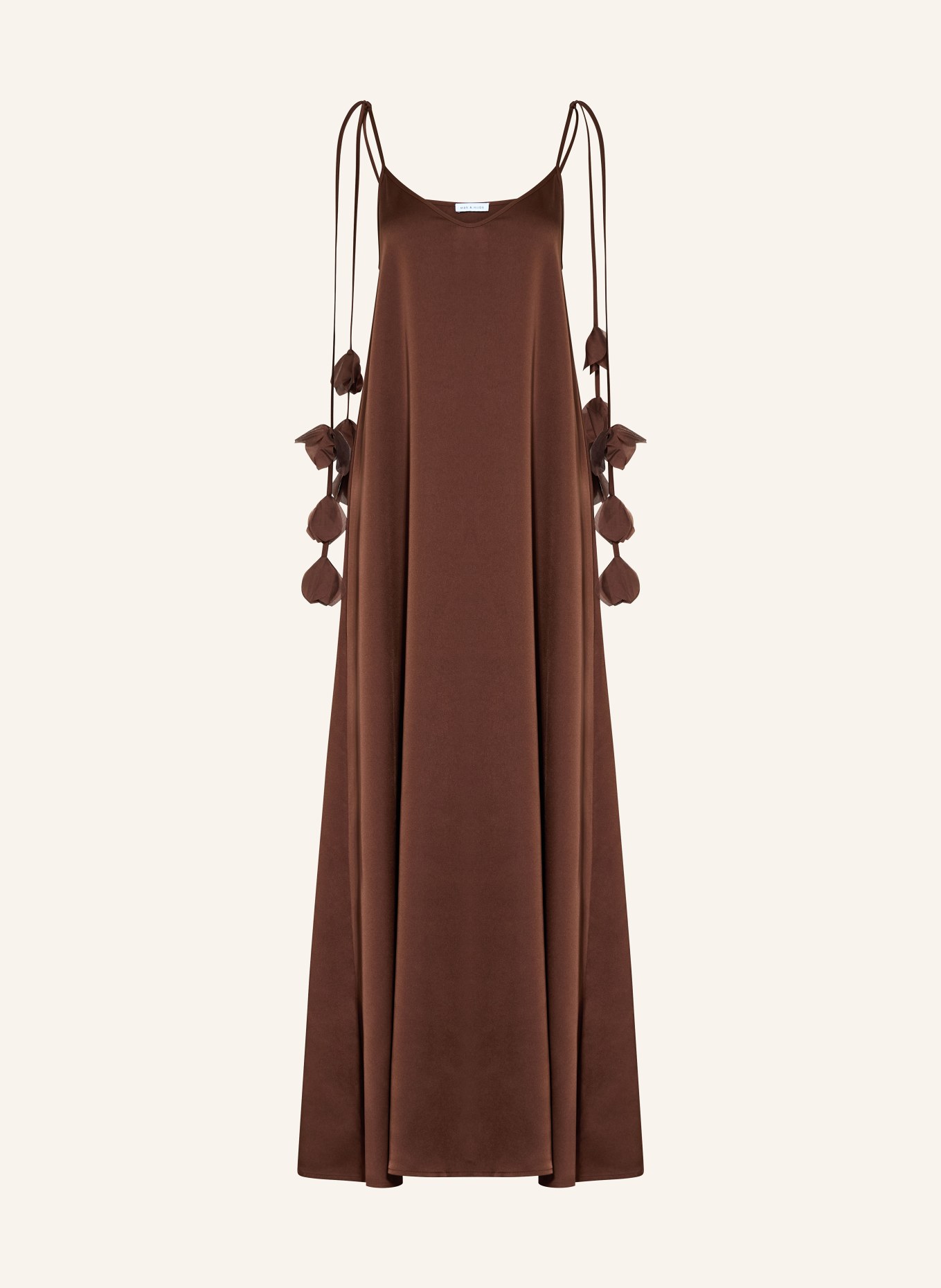 MRS & HUGS evening gown: DARK BROWN