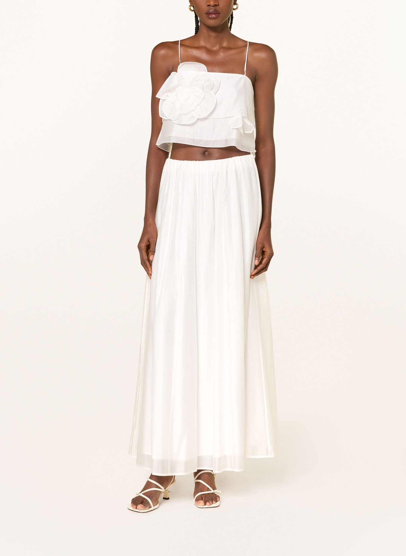 MRS & HUGS Krátký top: BÍLÁ