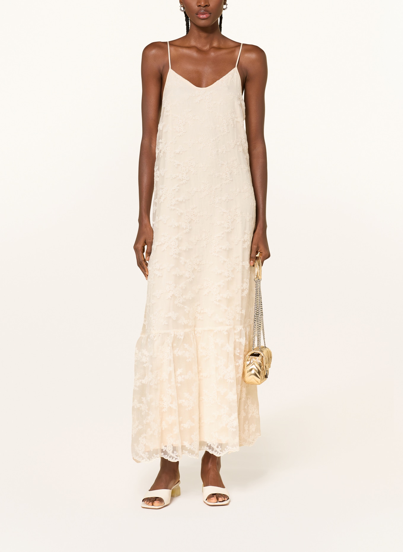 MRS & HUGS Spitzenkleid: CREME