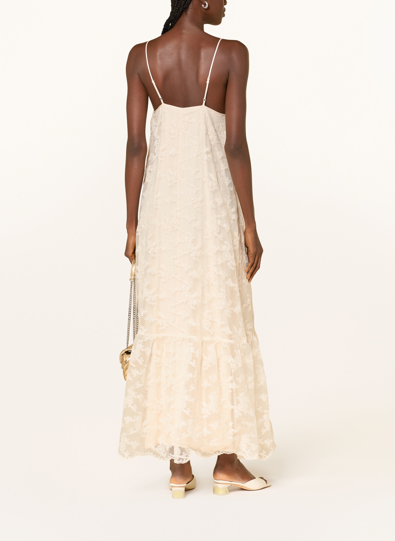 MRS & HUGS Spitzenkleid: CREME