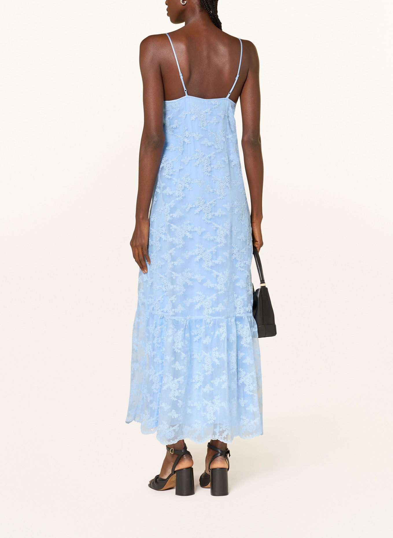 MRS & HUGS lace dress: LIGHT BLUE