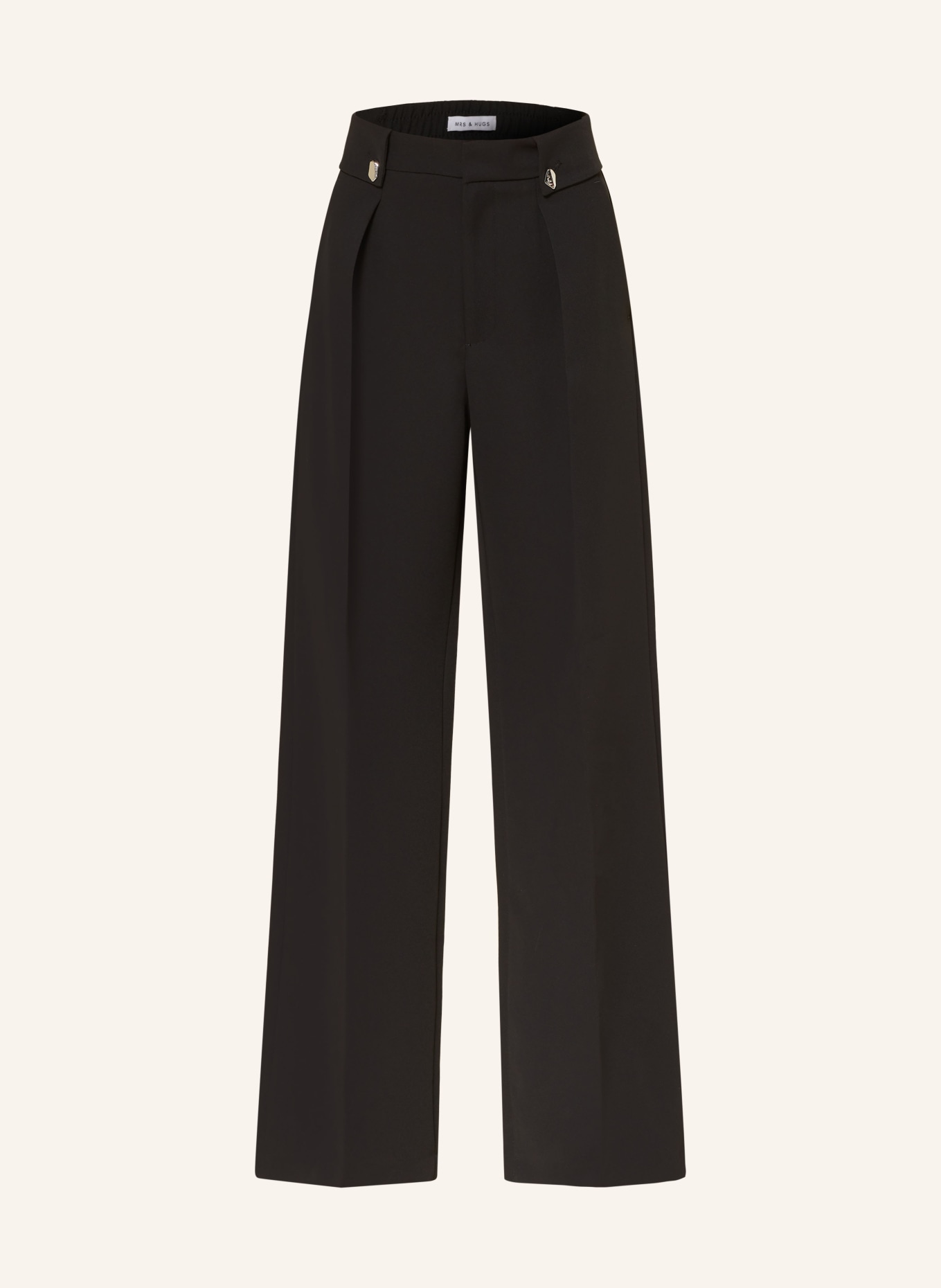 MRS & HUGS kalhoty Marlene: ČERNÁ