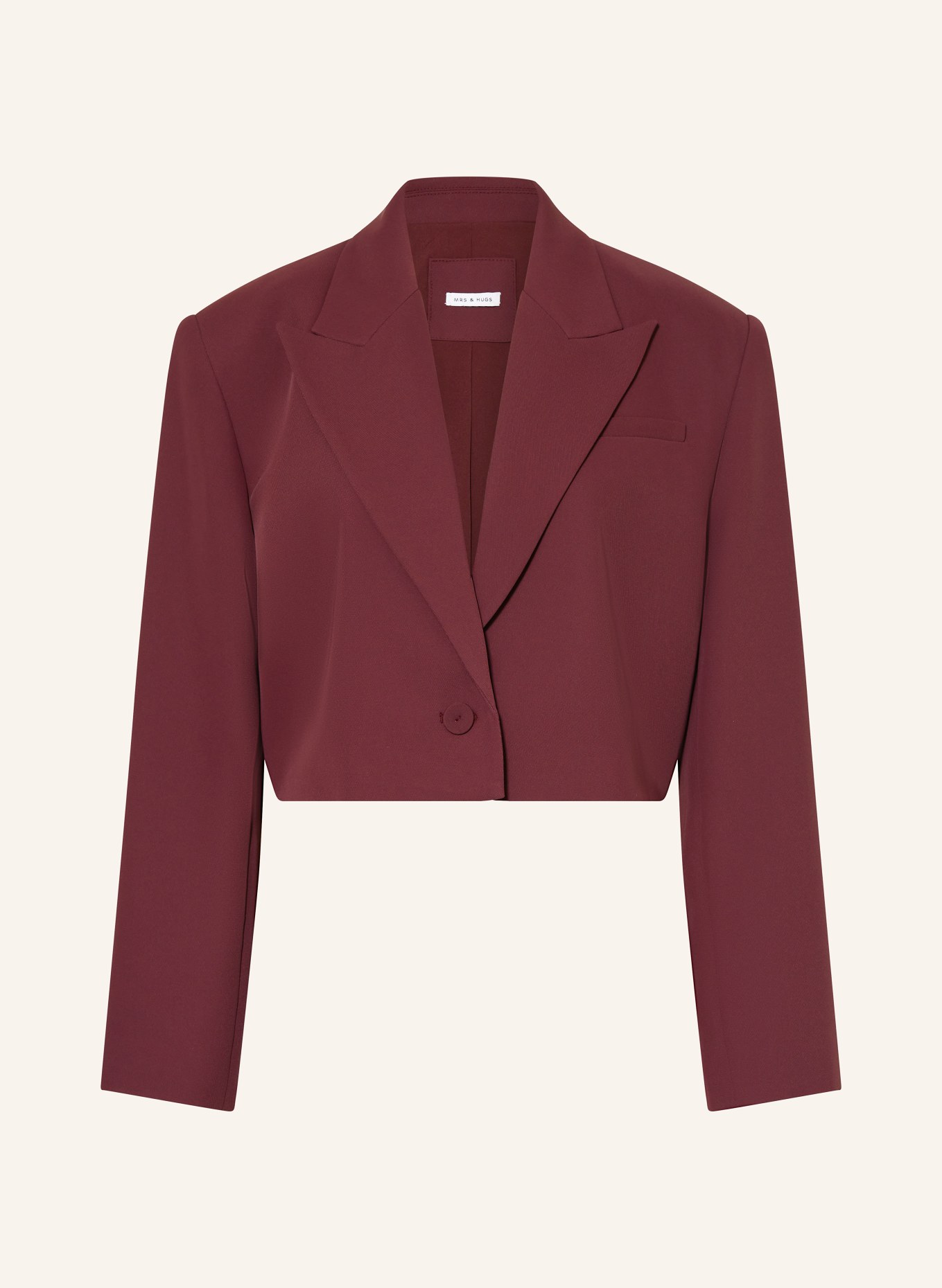 MRS & HUGS Krátký blejzr: TMAVĚ ČERVENÁ