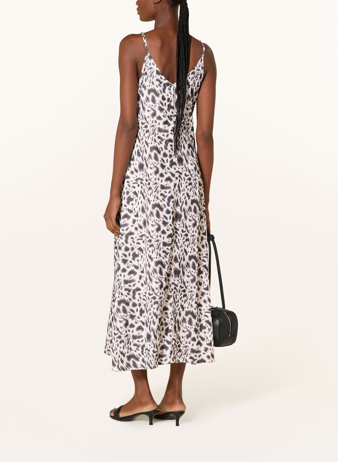 BARBOUR INTERNATIONAL Robe BRIANNA: BLANC / TAUPE / GRIS FONCÉ