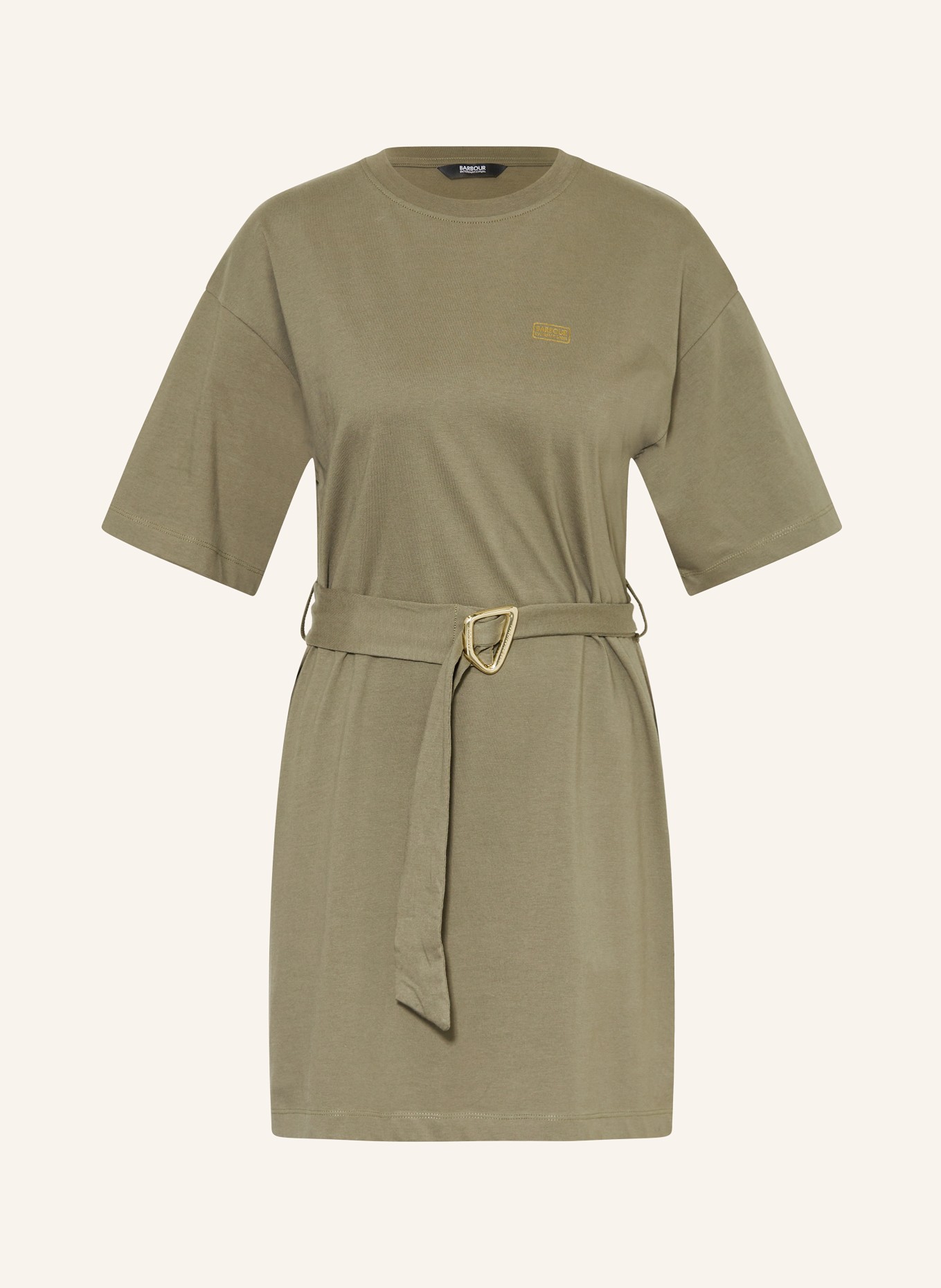BARBOUR INTERNATIONAL Jerseykleid UMA: OLIV / GOLD