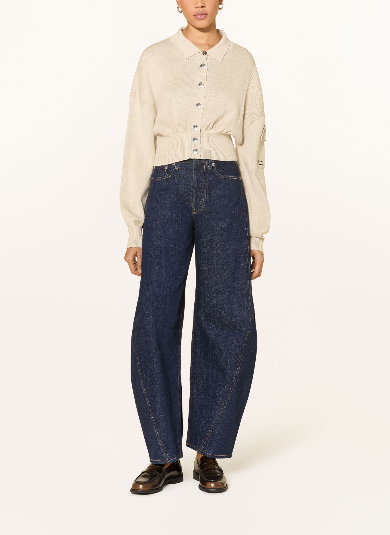 BARBOUR INTERNATIONAL Svetr GIGI: BÉŽOVÁ