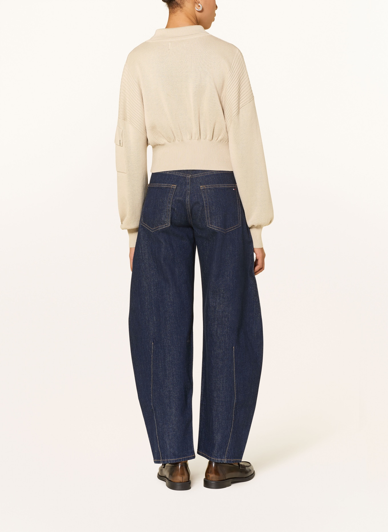 BARBOUR INTERNATIONAL Svetr GIGI: BÉŽOVÁ