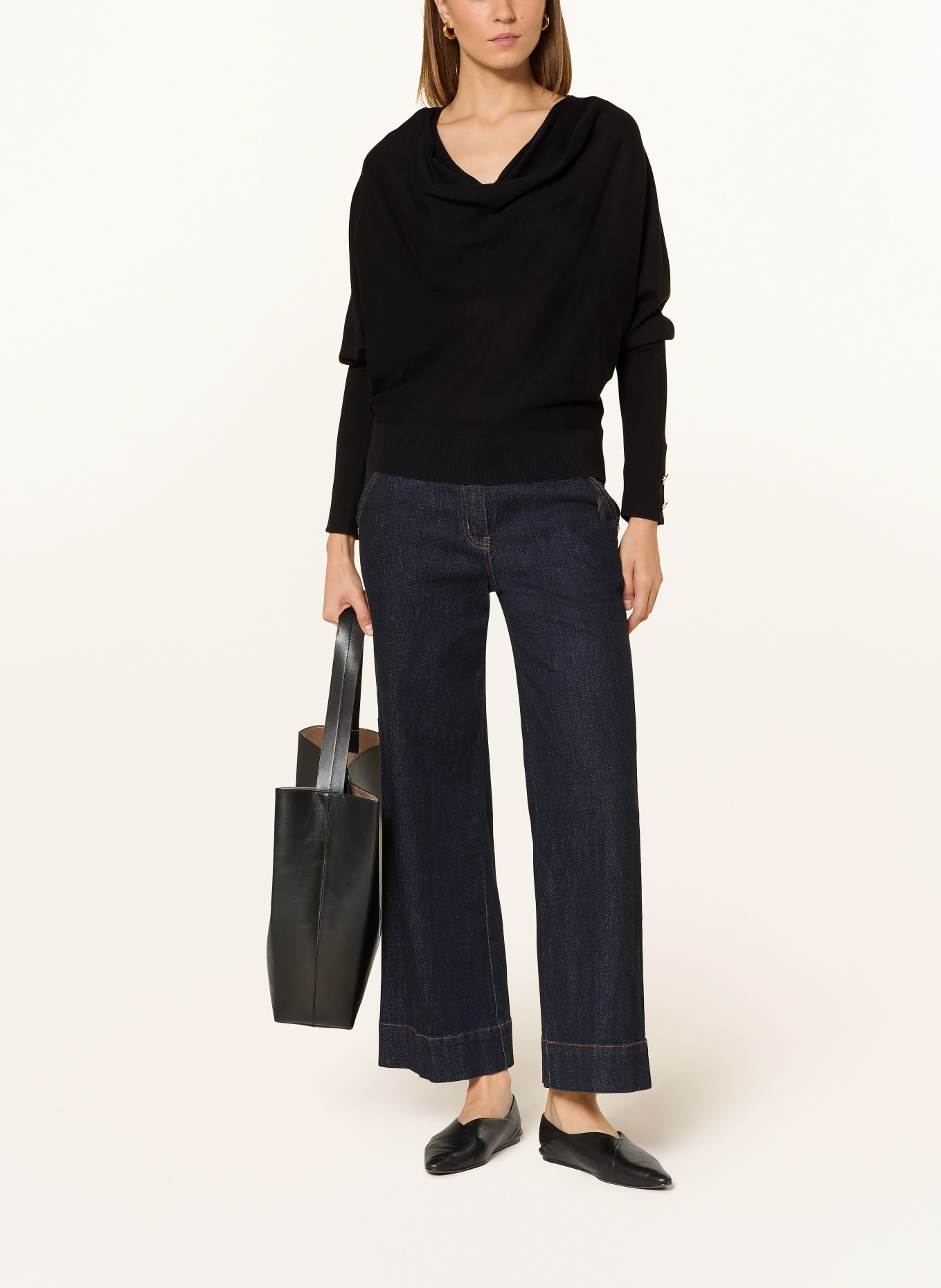 BARBOUR INTERNATIONAL Pullover NIA: SCHWARZ