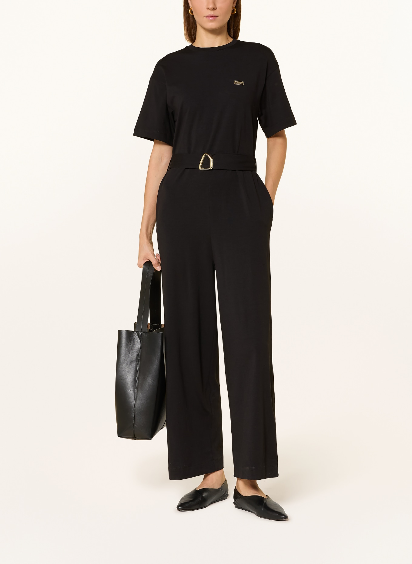 BARBOUR INTERNATIONAL Jumpsuit ALEXIS: SCHWARZ