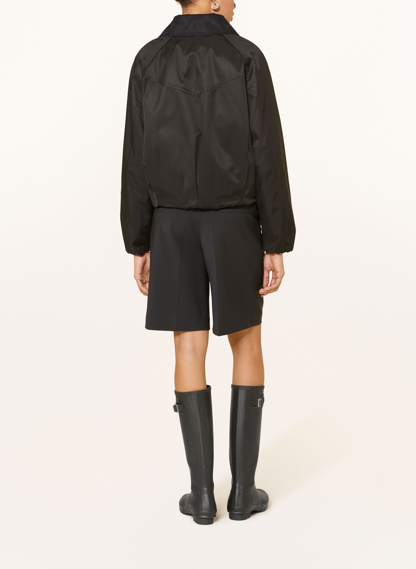 BARBOUR INTERNATIONAL Bunda OZARA: ČERNÁ