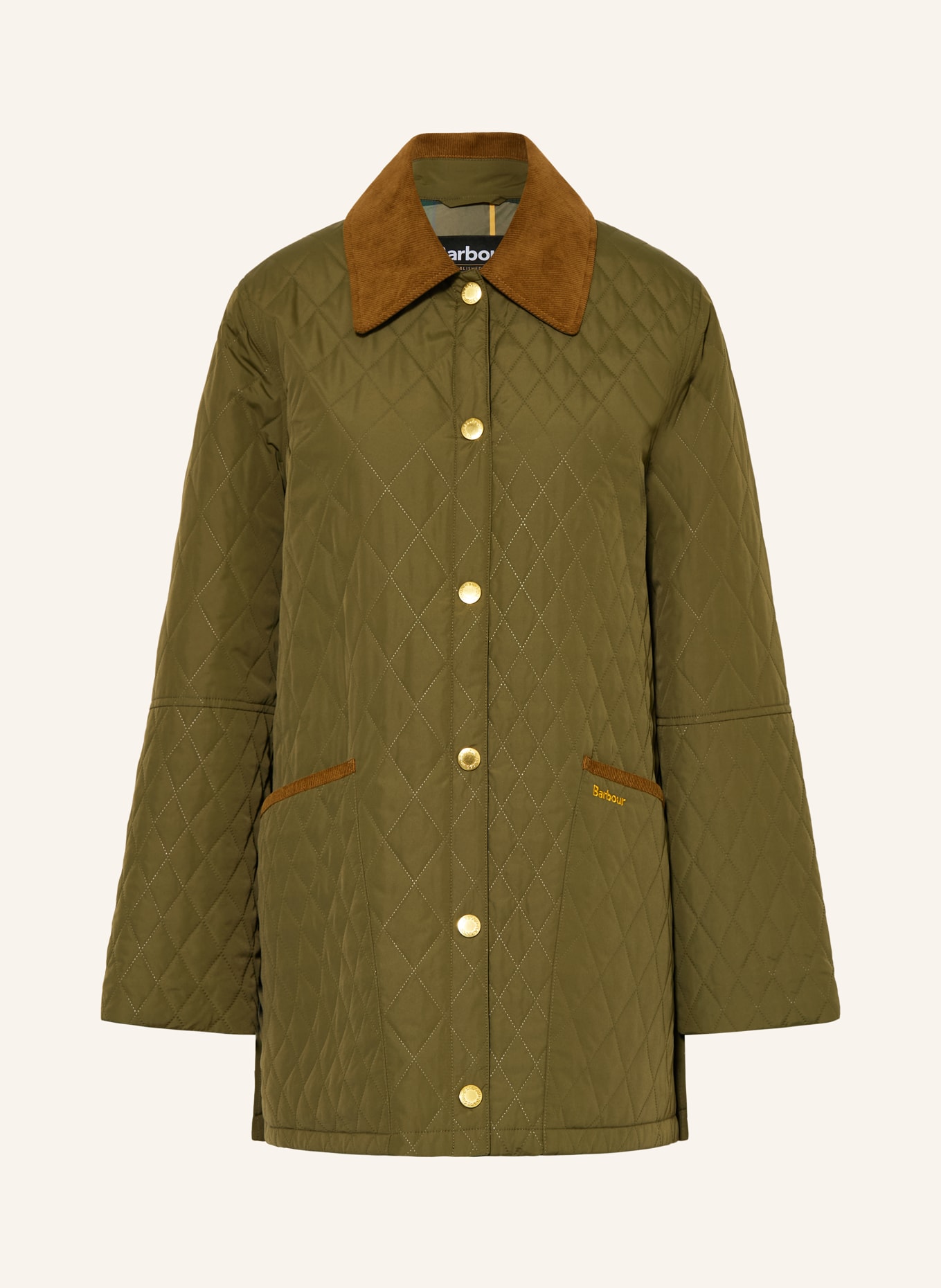 Barbour GOLDMIRE QUILT quilted jacket: OLIVE