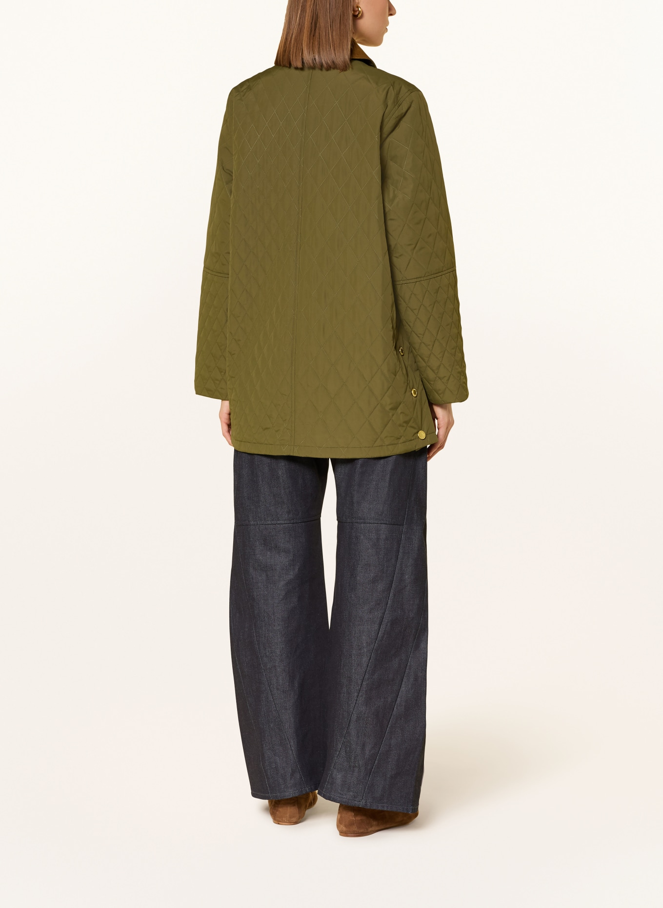 Barbour GOLDMIRE QUILT quilted jacket: OLIVE