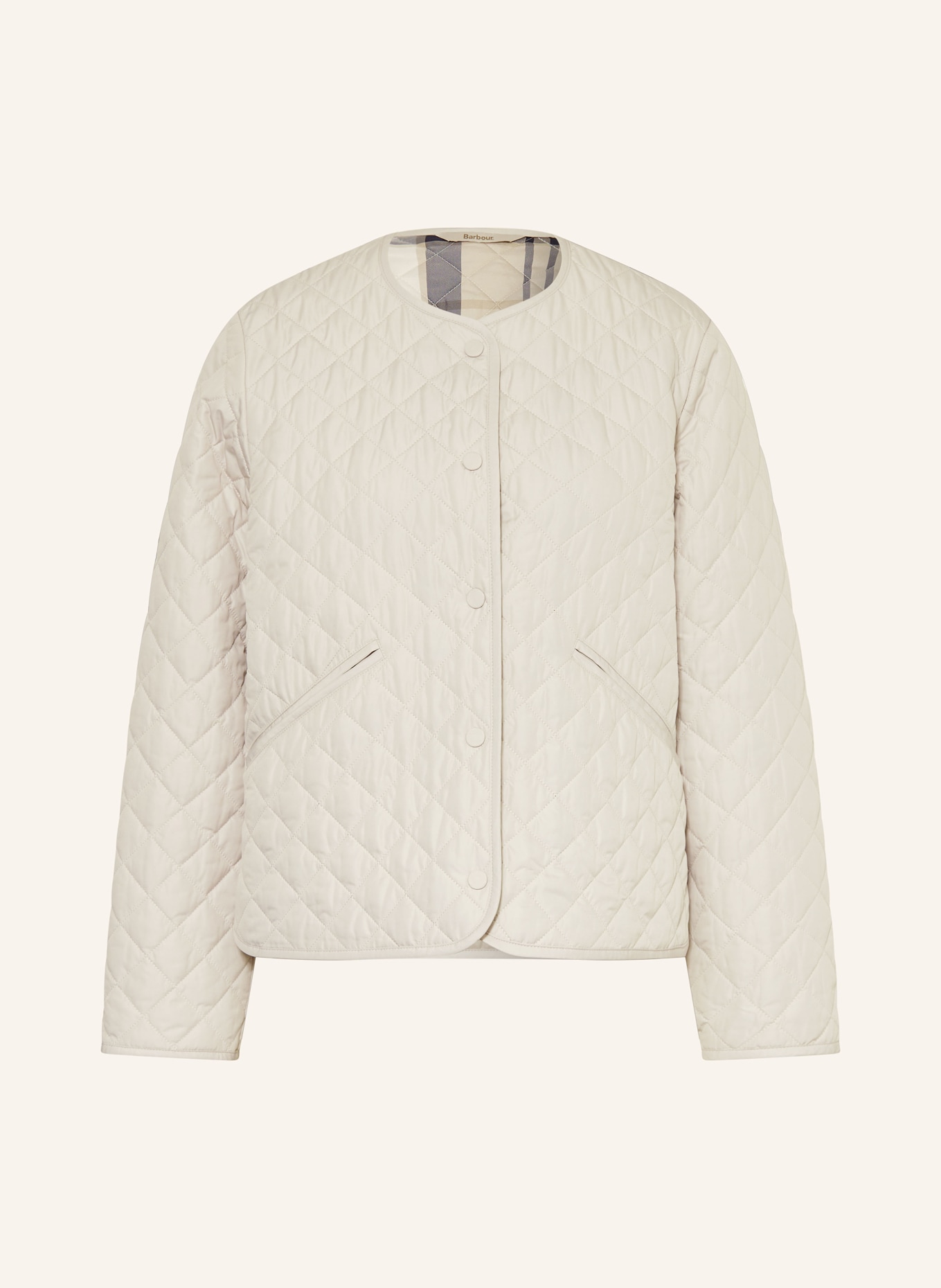 Barbour Quilted jacket CASHEL: CREAM