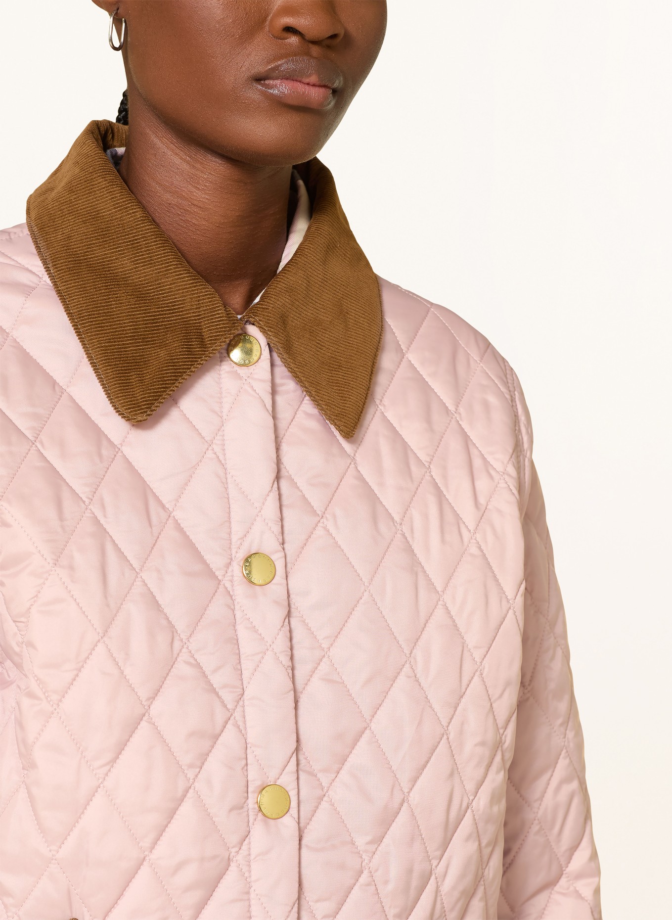 Barbour Quilted jacket LIDDESDAL: ROSE / BROWN