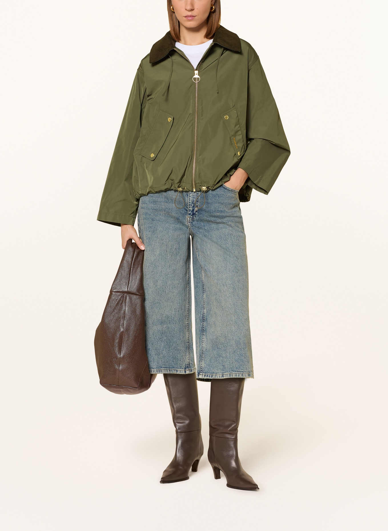 Barbour WEAVER jacket: OLIVE