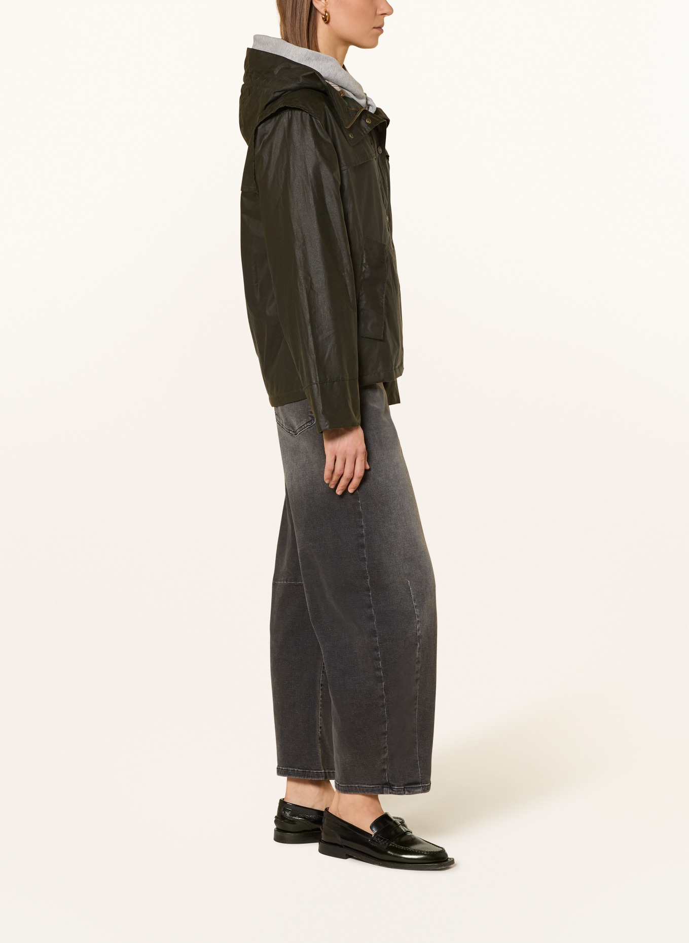 Barbour ORNELLA field jacket: DARK GREEN