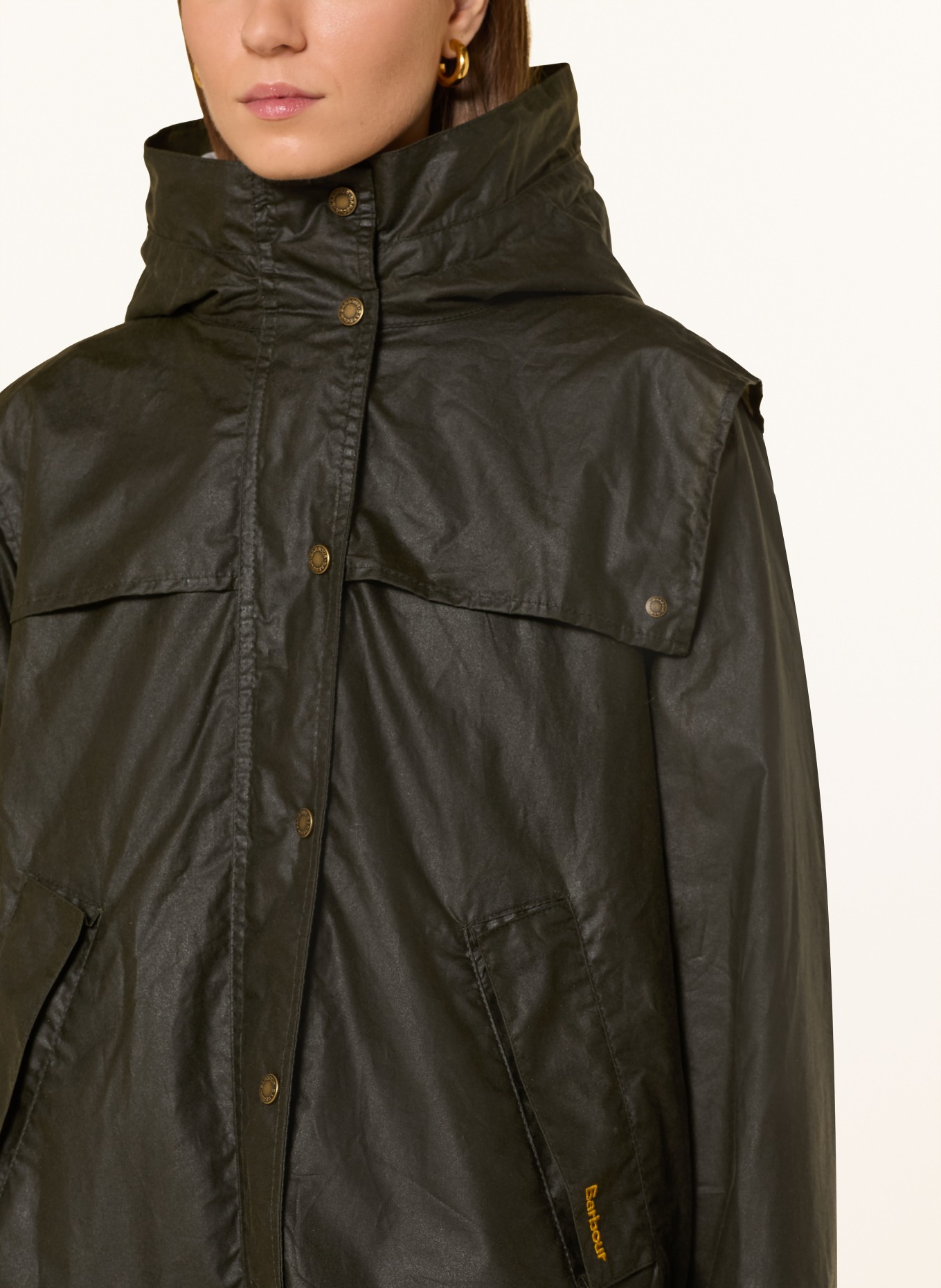 Barbour ORNELLA field jacket: DARK GREEN