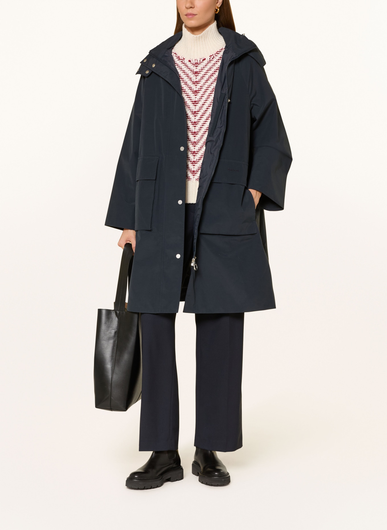 Barbour DEVLIN parka: DARK BLUE