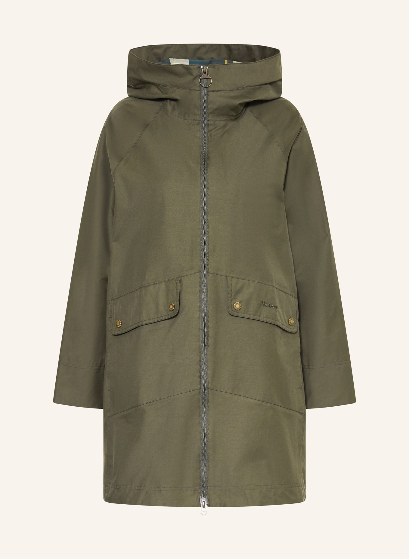 Barbour HERON parka: DARK GREEN