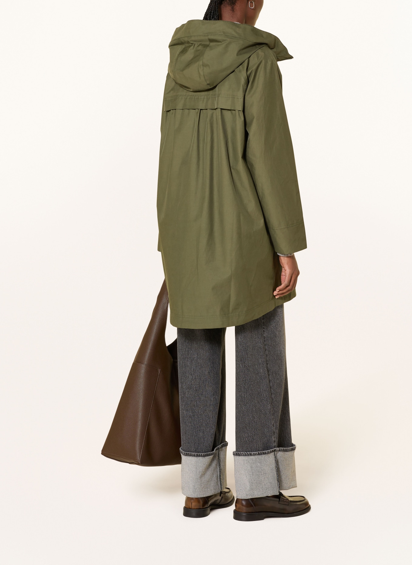 Barbour HERON parka: DARK GREEN