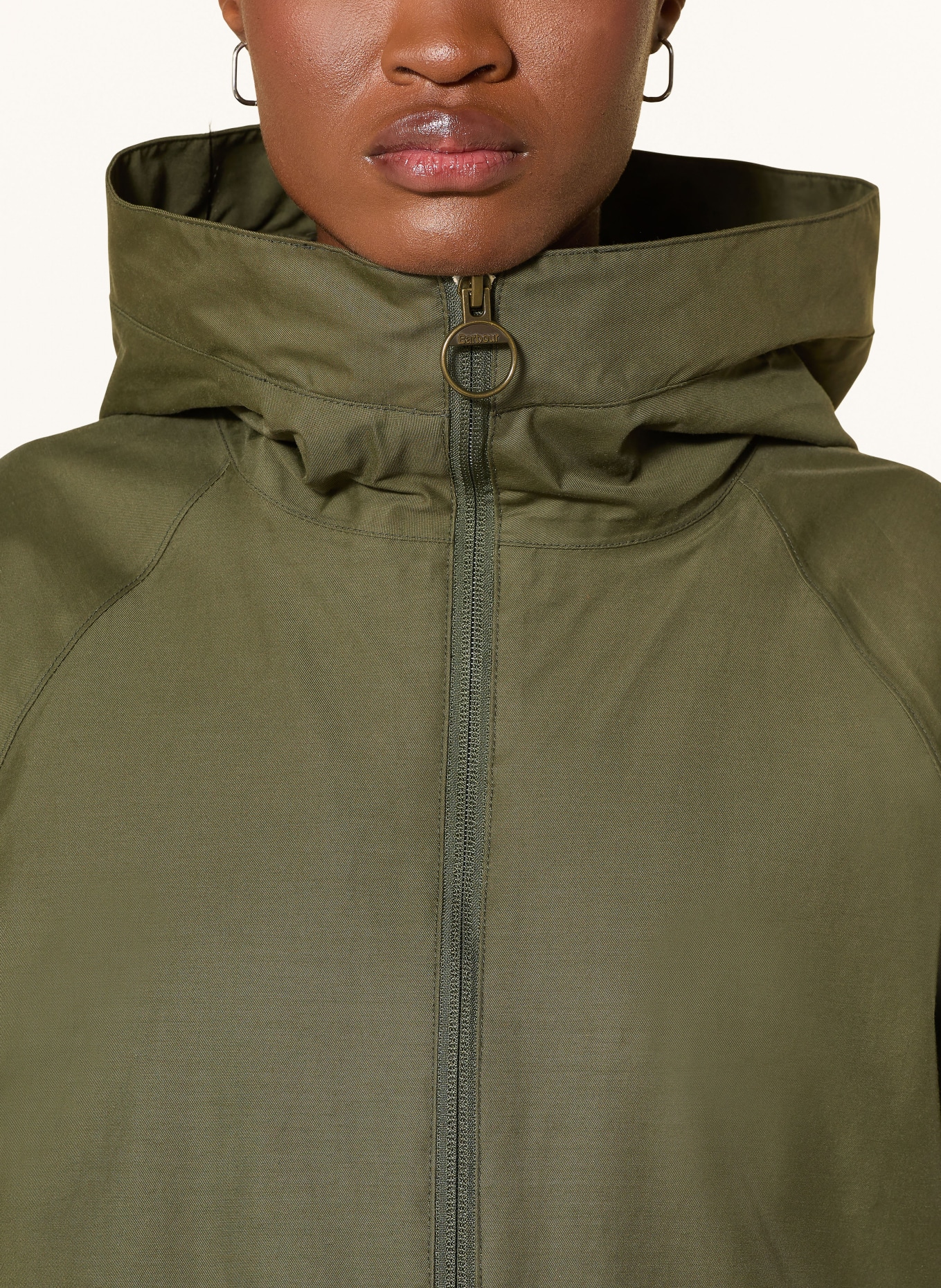 Barbour HERON parka: DARK GREEN