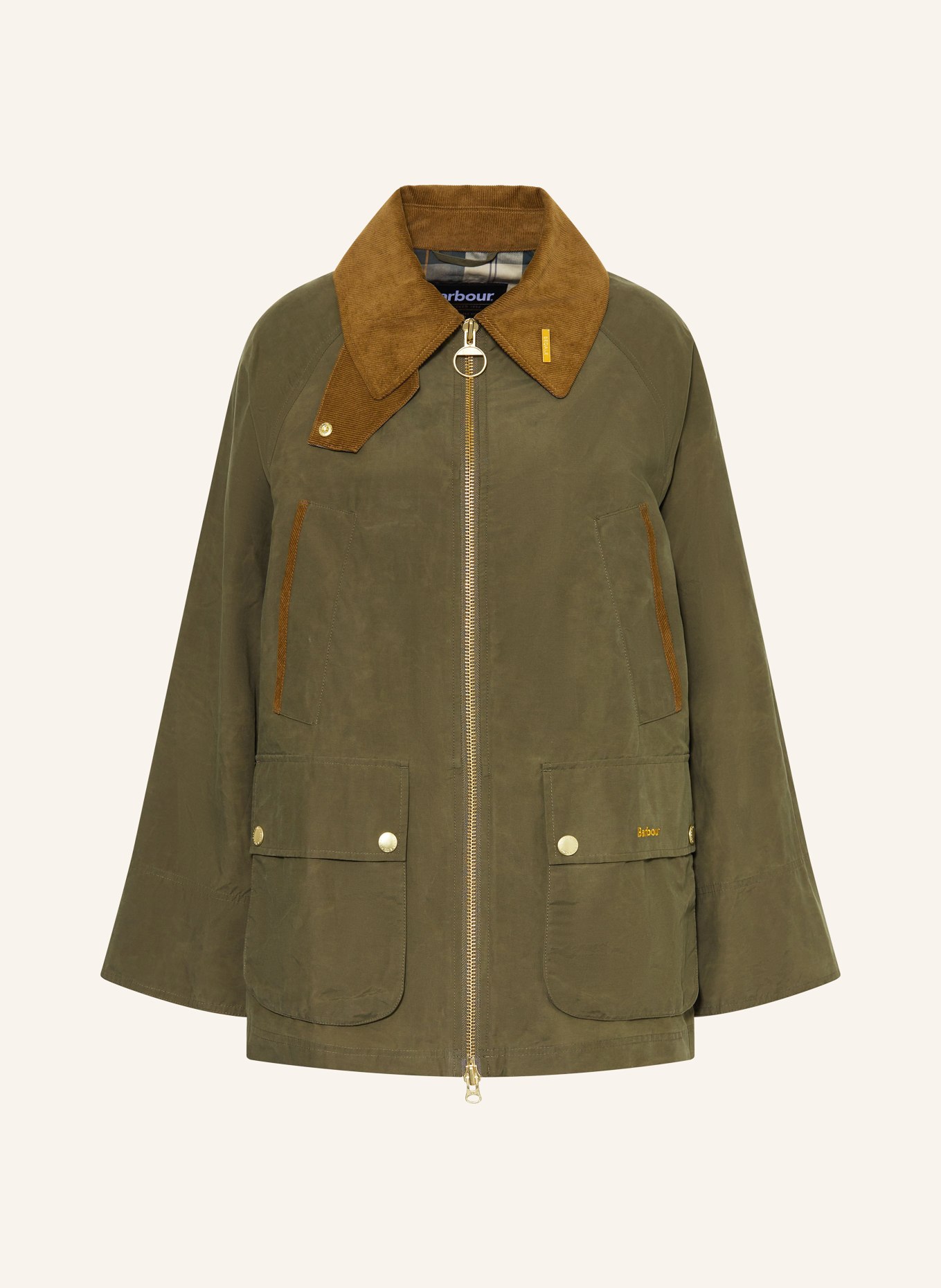 Barbour BEDALE jacket: KHAKI / BROWN