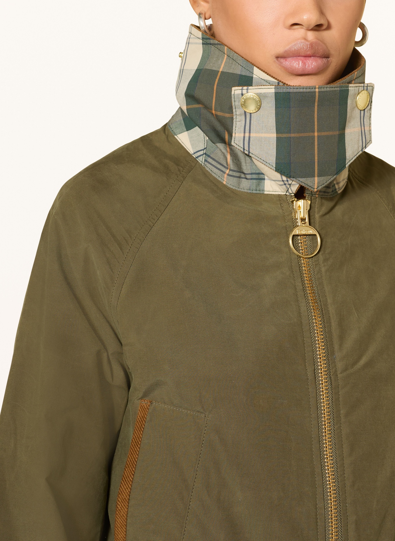 Barbour BEDALE jacket: KHAKI / BROWN