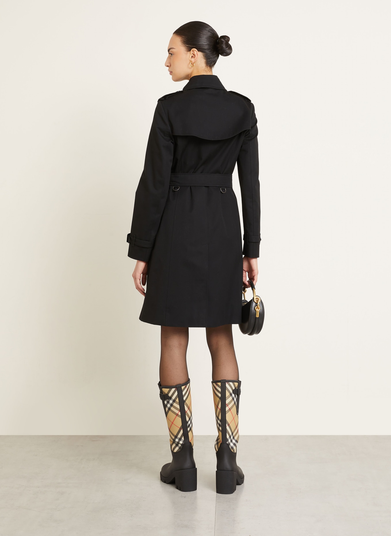 BURBERRY Trenchcoat: SCHWARZ