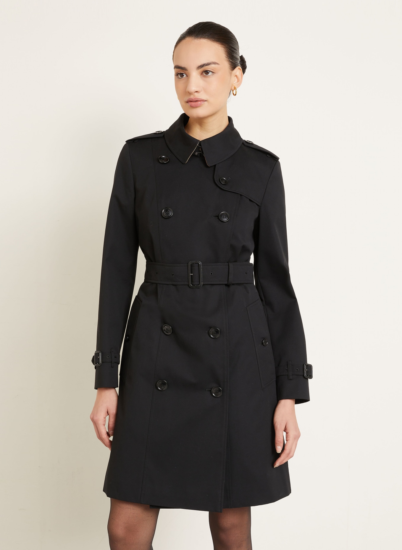 BURBERRY Trenchcoat: SCHWARZ