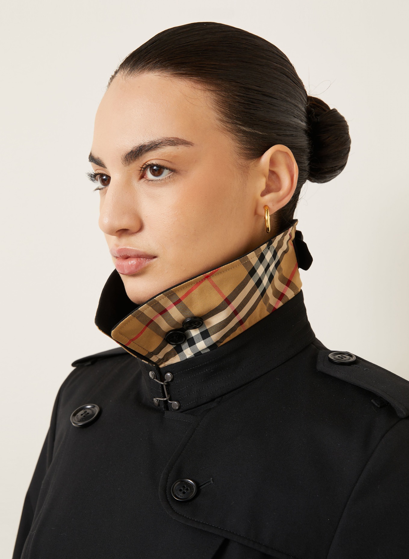 BURBERRY Trenchcoat: SCHWARZ