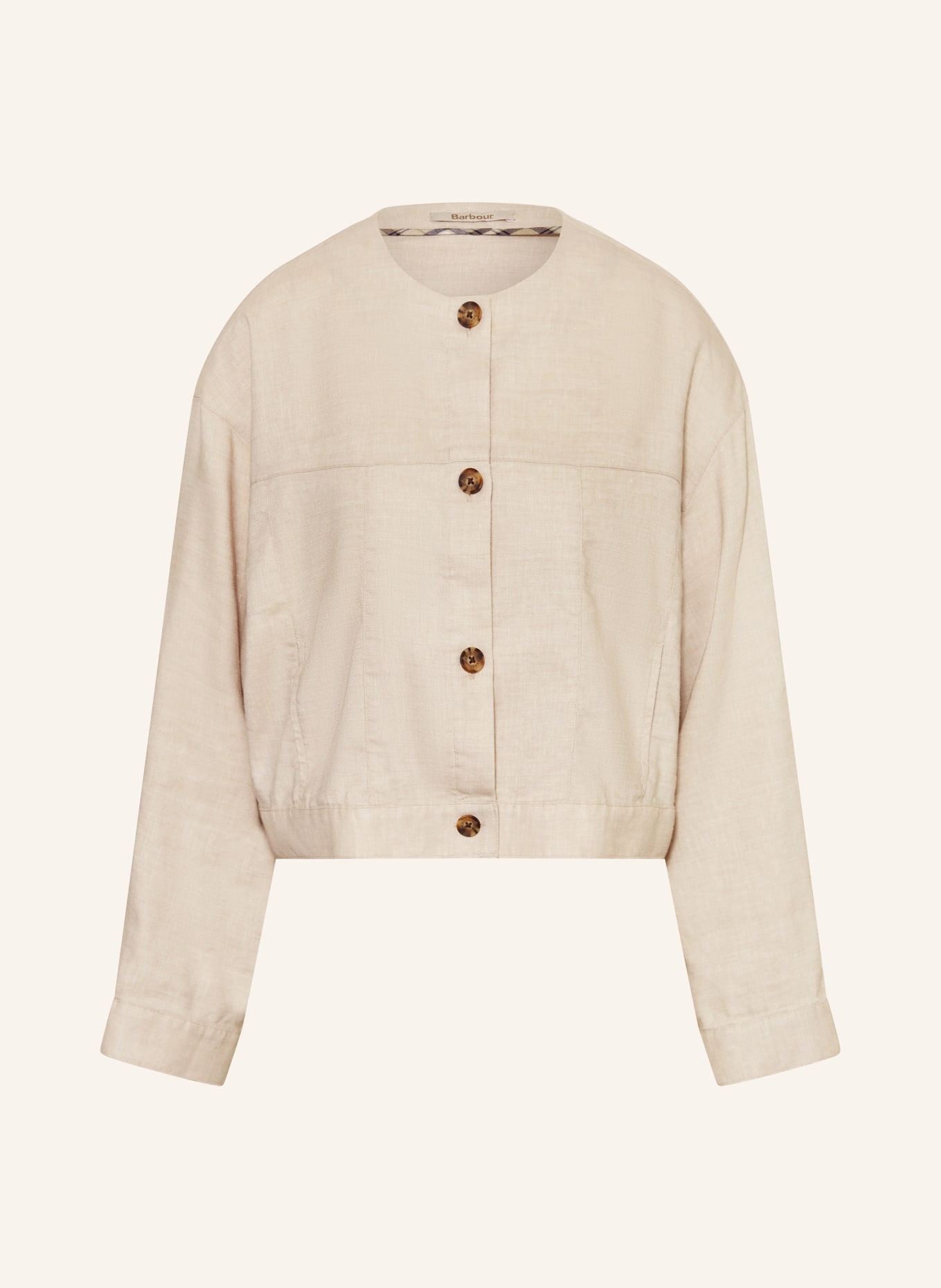 Barbour Veste cintrée GABBY avec lin: BEIGE