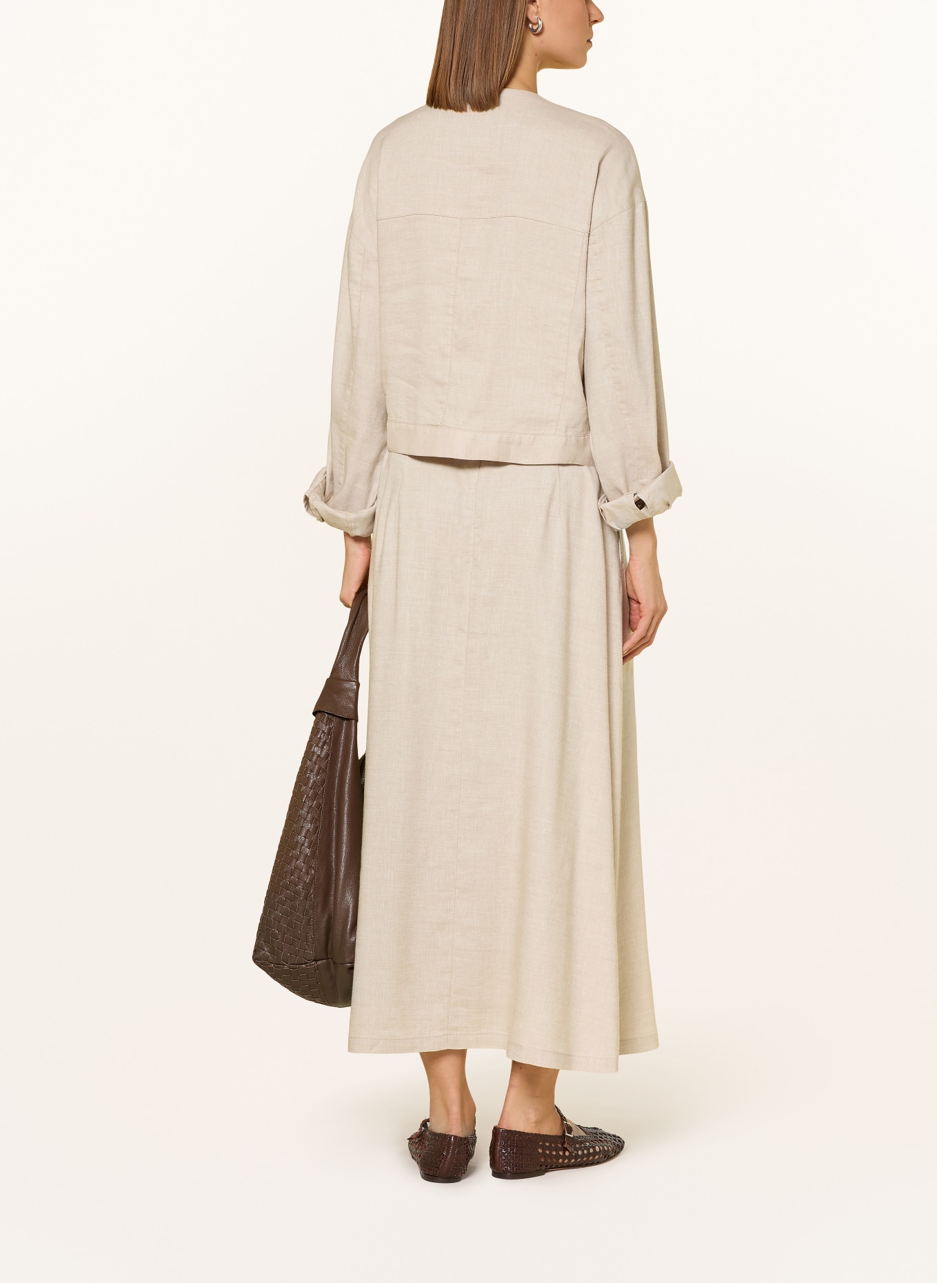 Barbour Veste cintrée GABBY avec lin: BEIGE