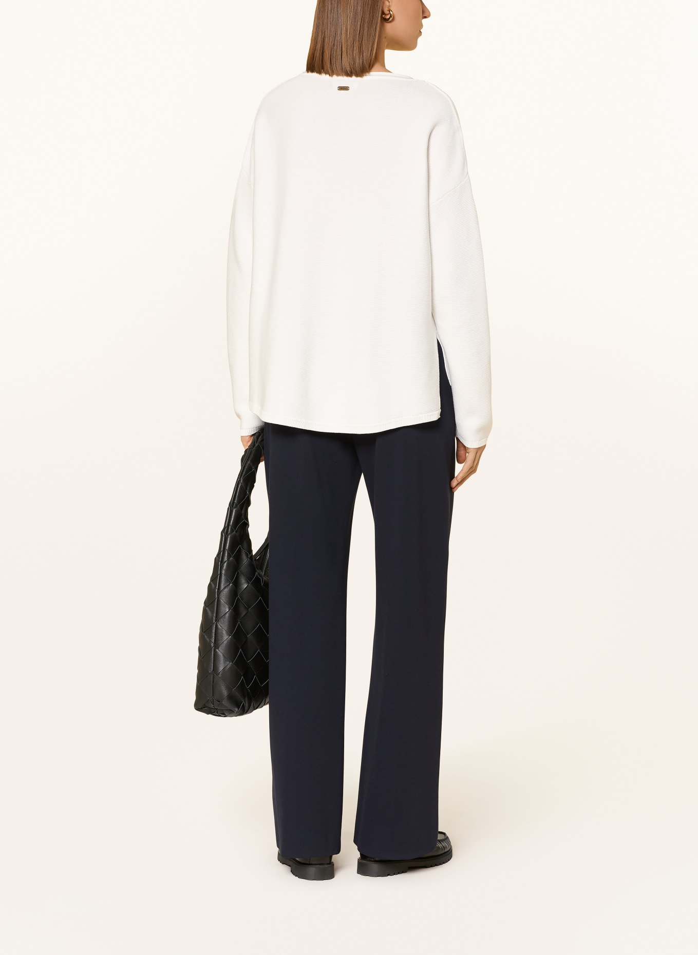 Barbour Pullover MARINE: WEISS