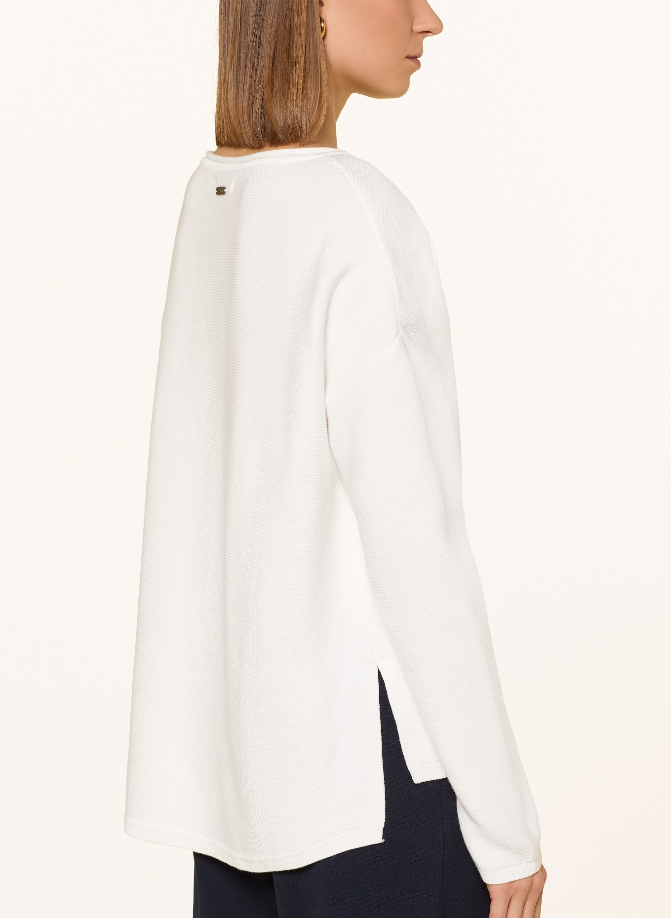 Barbour Pullover MARINE: WEISS