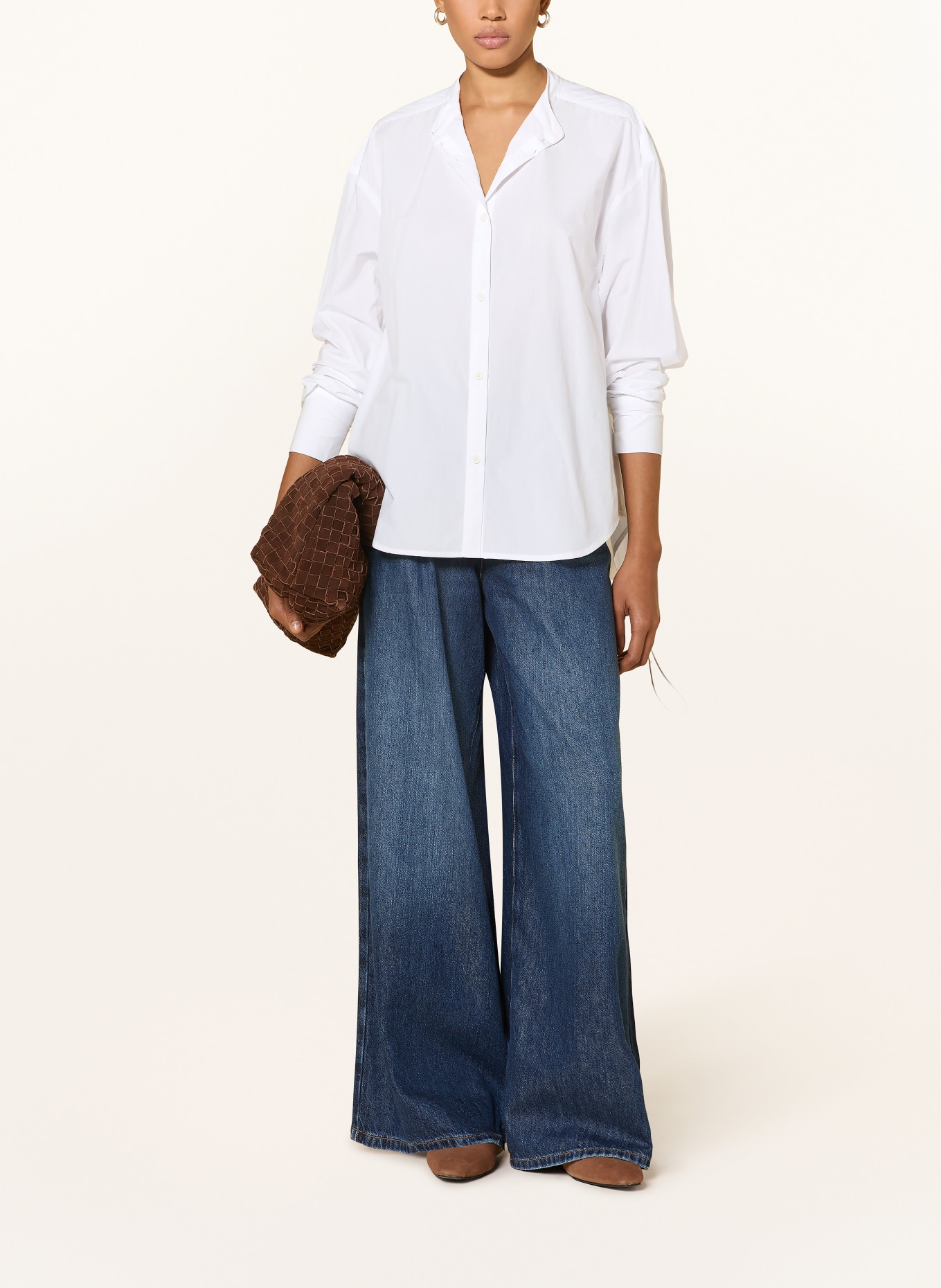 Barbour Bluzka oversize DALBURY: BIAŁY