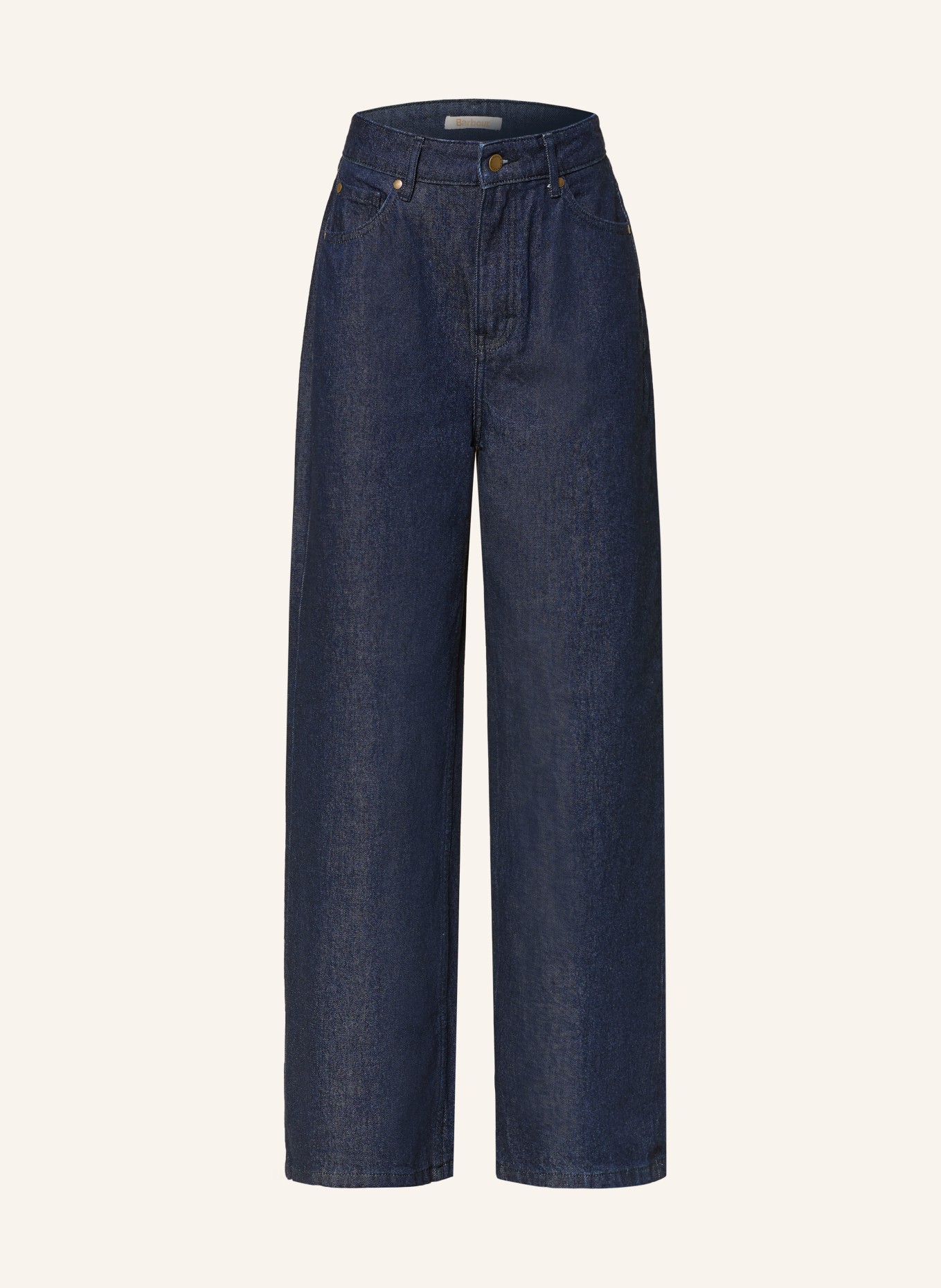 Barbour Wide Leg Jeans MAISIE: IN72 Dark Indigo Wash