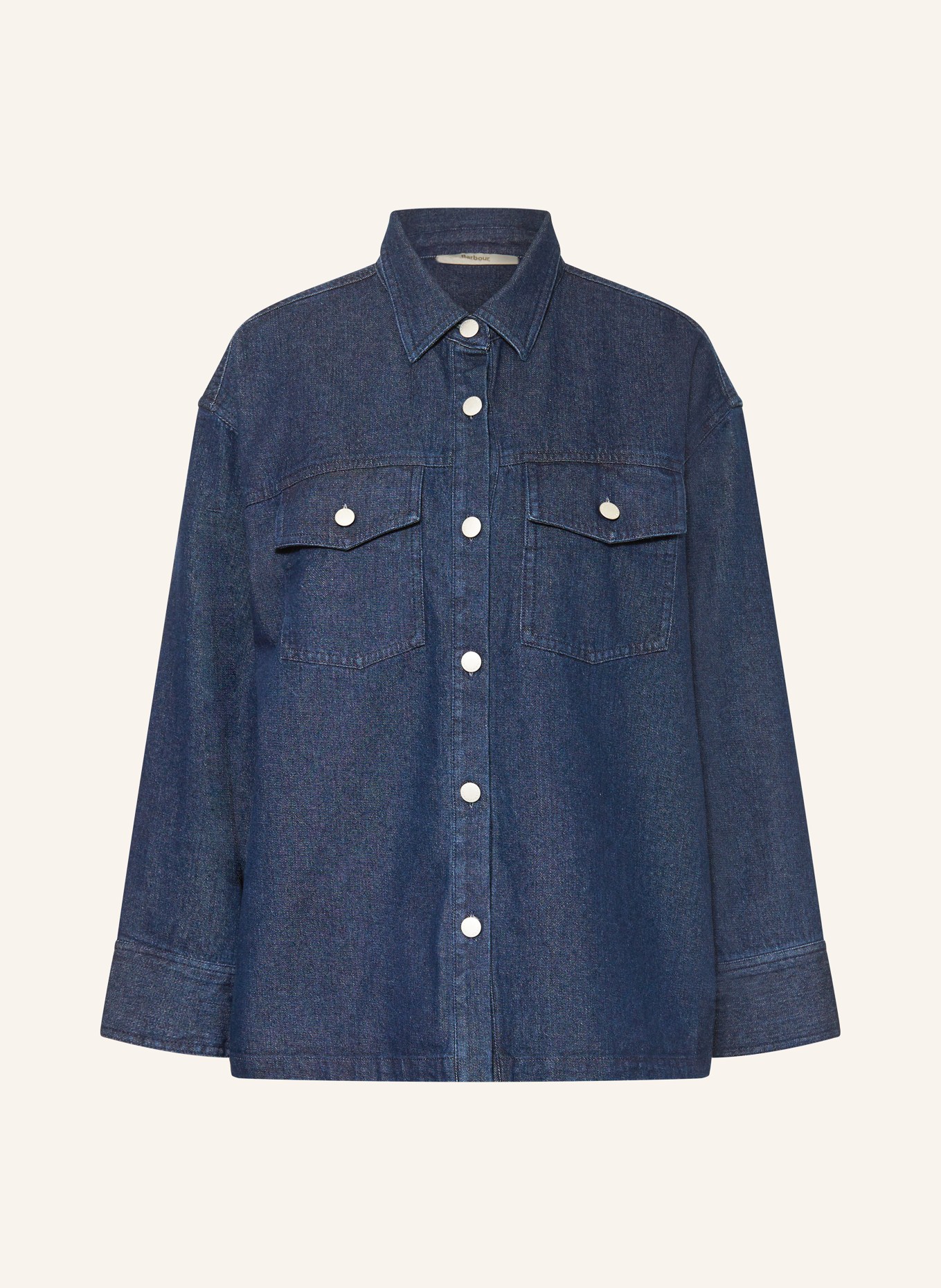 Barbour Chemisier en jean MAIA: BLEU FONCÉ
