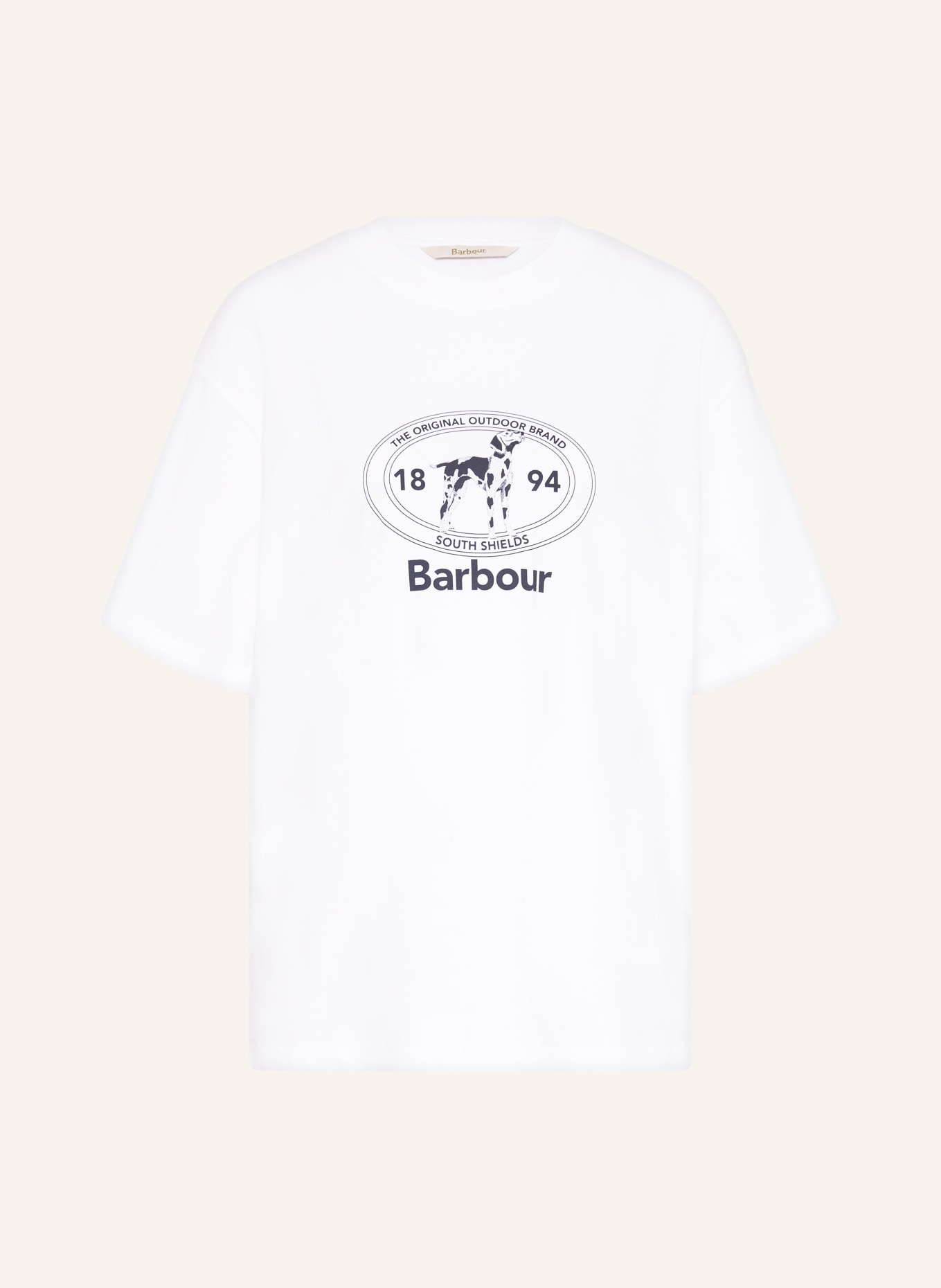 Barbour Koszulka FERN: BIAŁY