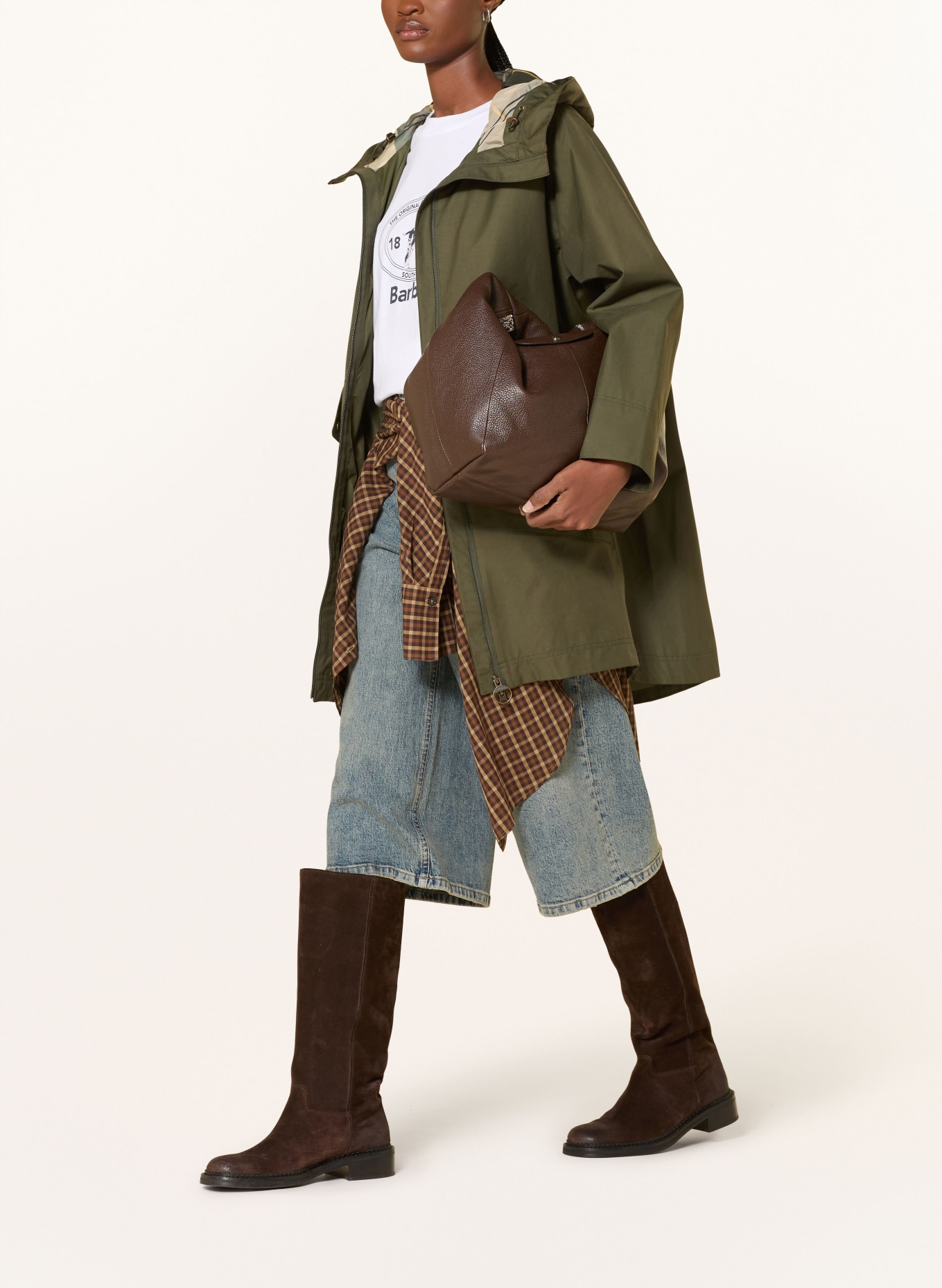 Barbour Koszulka FERN: BIAŁY