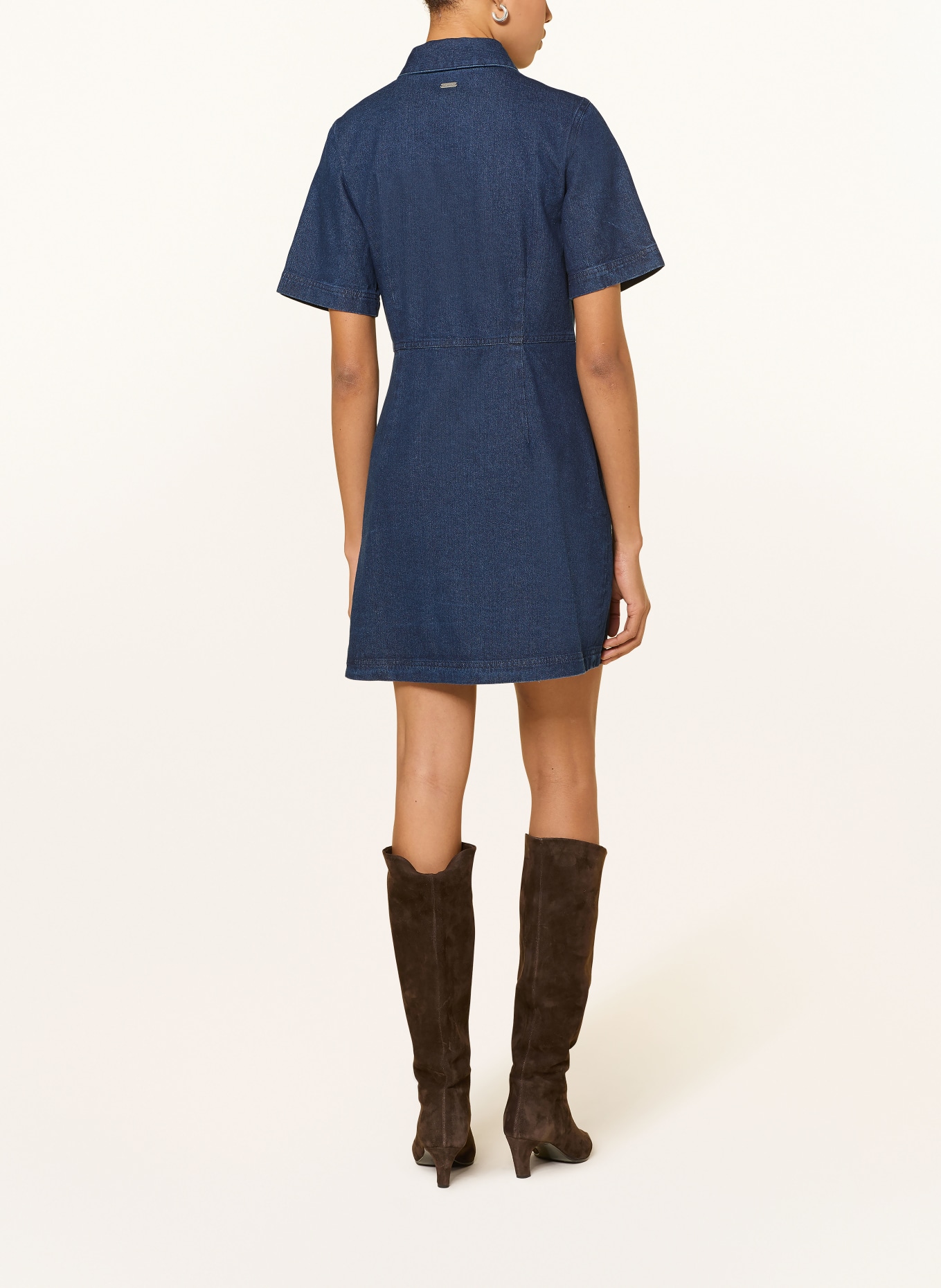 Barbour Džínové šaty MAIA: TMAVĚ MODRÁ