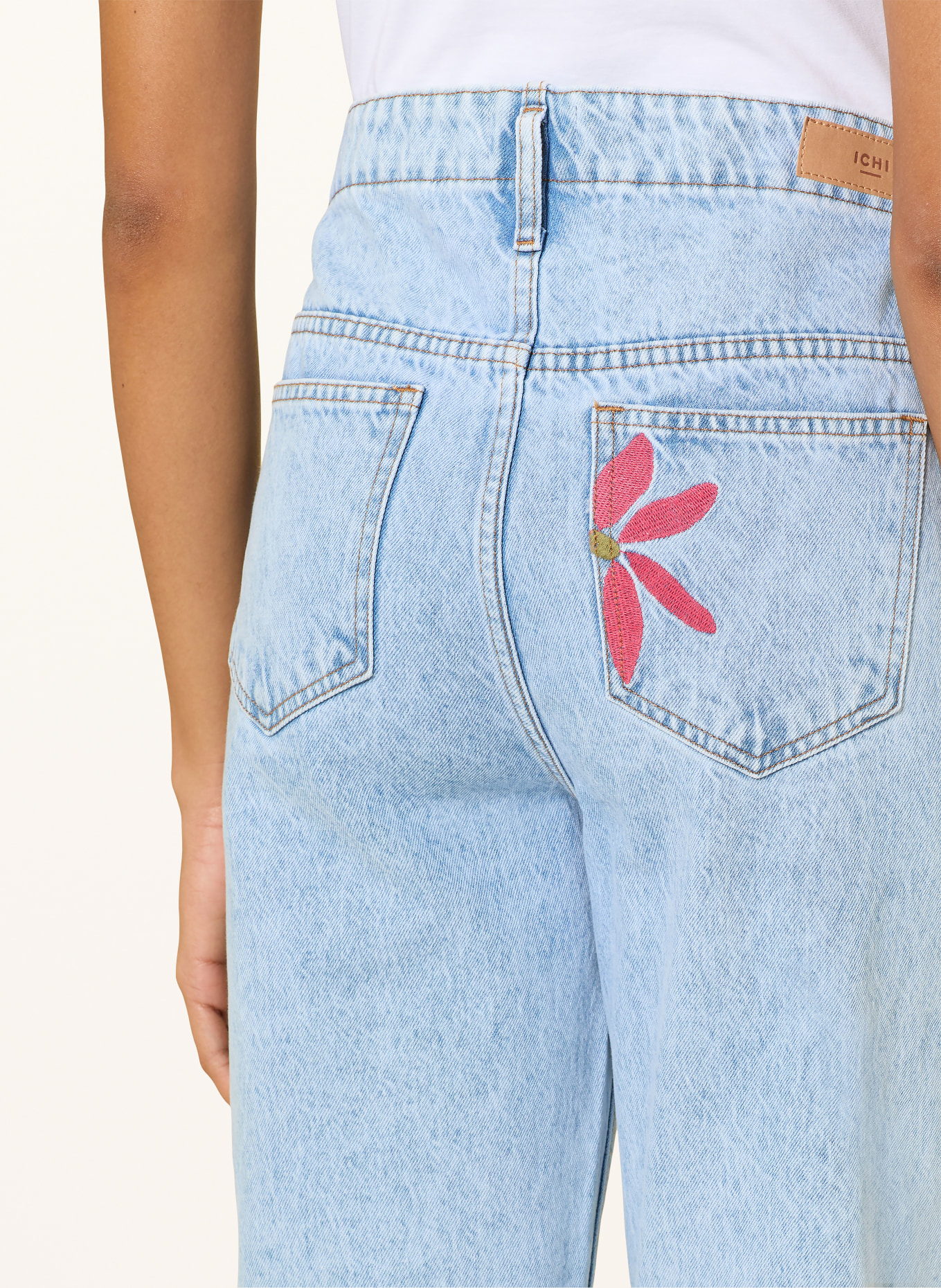 ICHI Straight Jeans IHBAUVE: 200792 Light blue washed