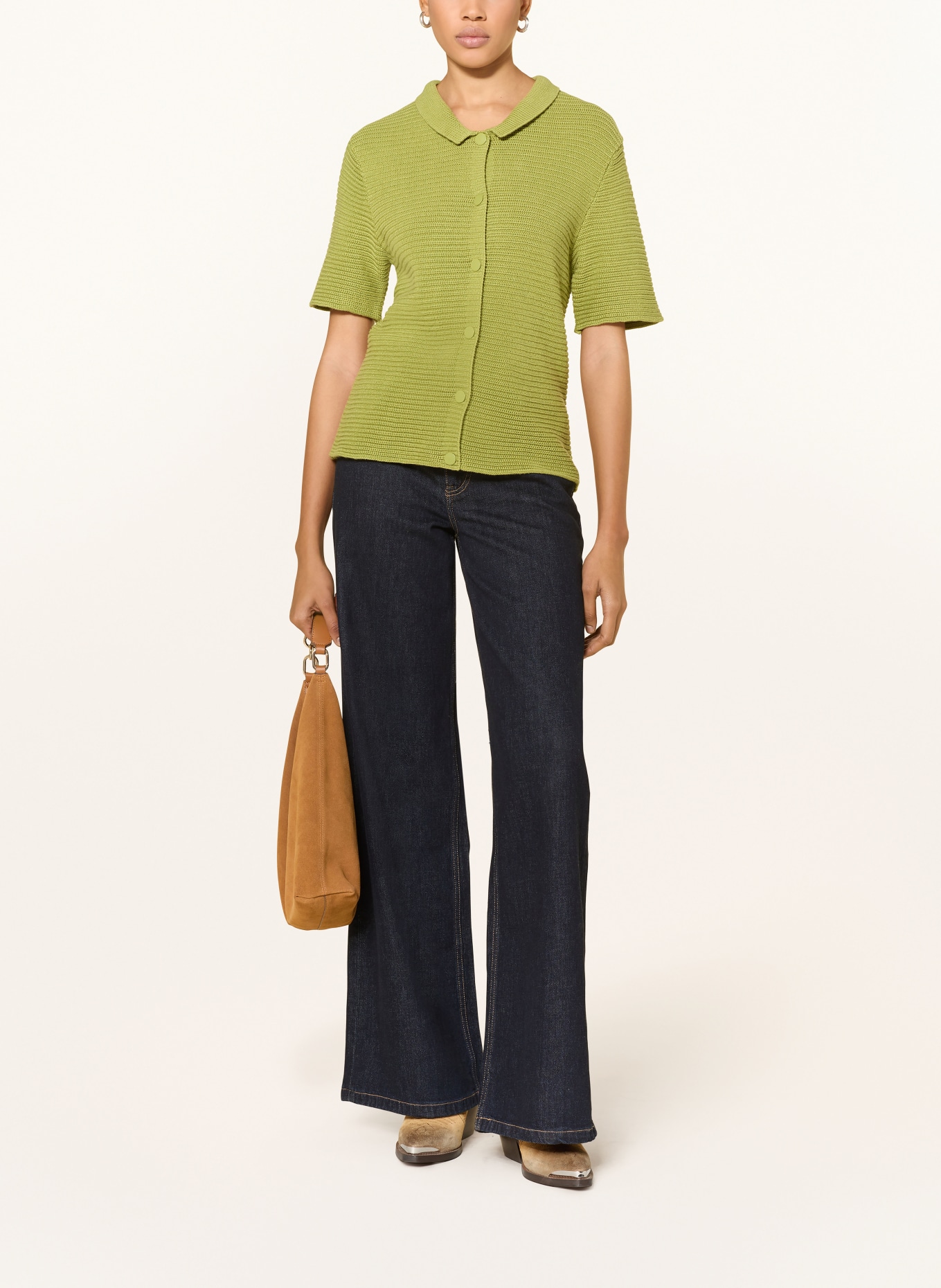 ICHI Cardigan IHDEMUE: GREEN